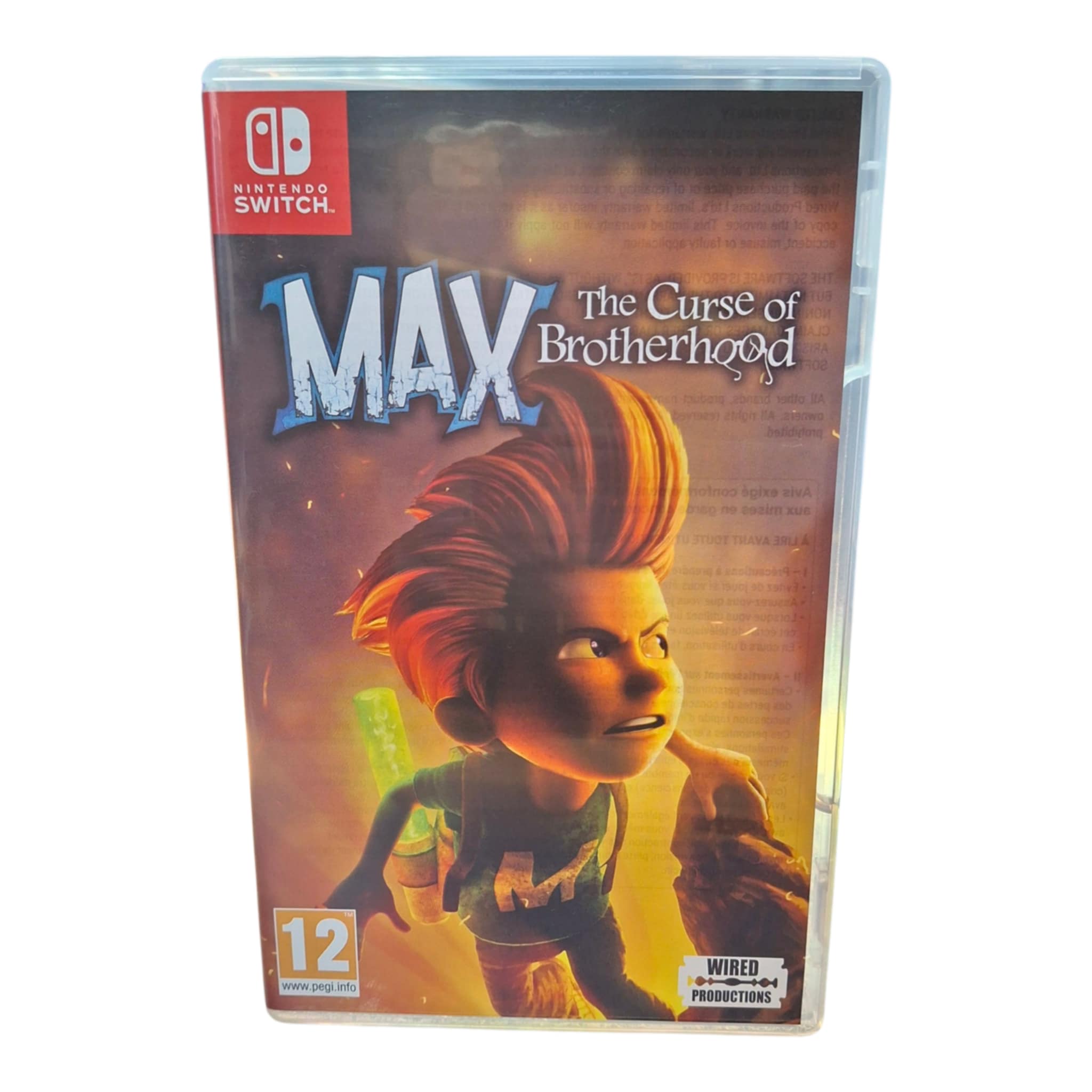Product photo for Max: The Curse Of Brotherhood - Switch Game