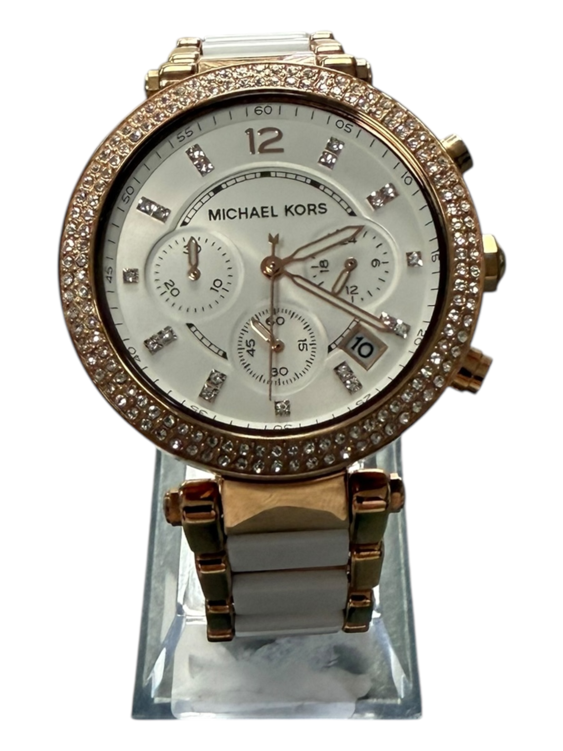 Product photo for Michael Kors White Ladies Watch MK-5774