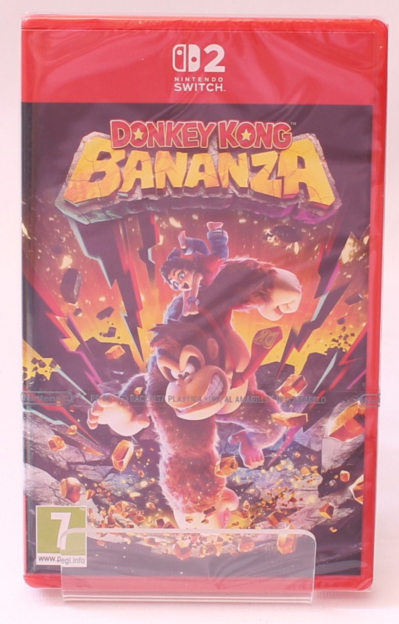 Product photo for Donkey Kong Bananza Nintendo Switch 2 Game - Pegi 7 Sealed