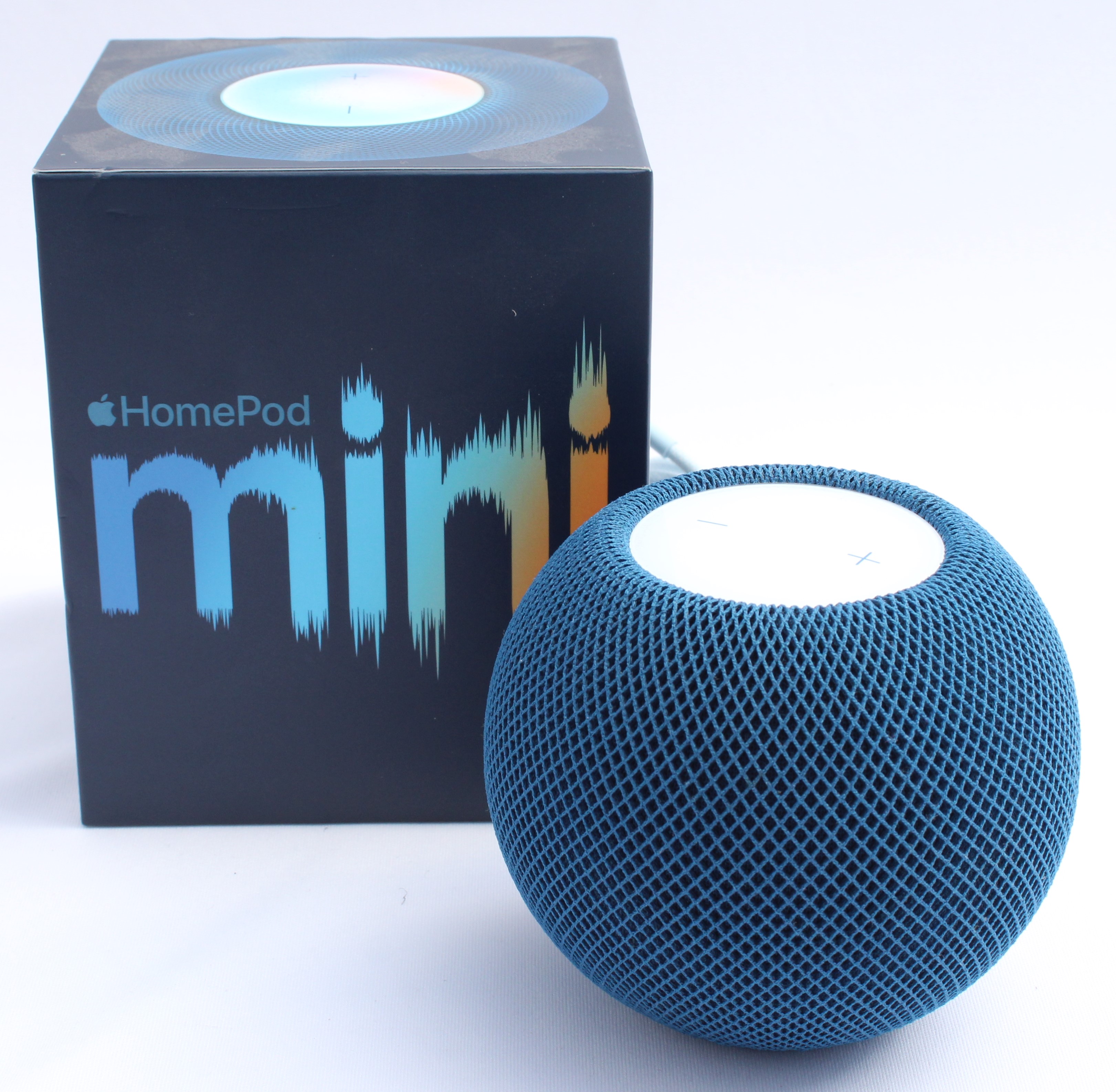 Product photo for Apple HomePod Mini Bluetooth Smart Speaker - Blue (U)