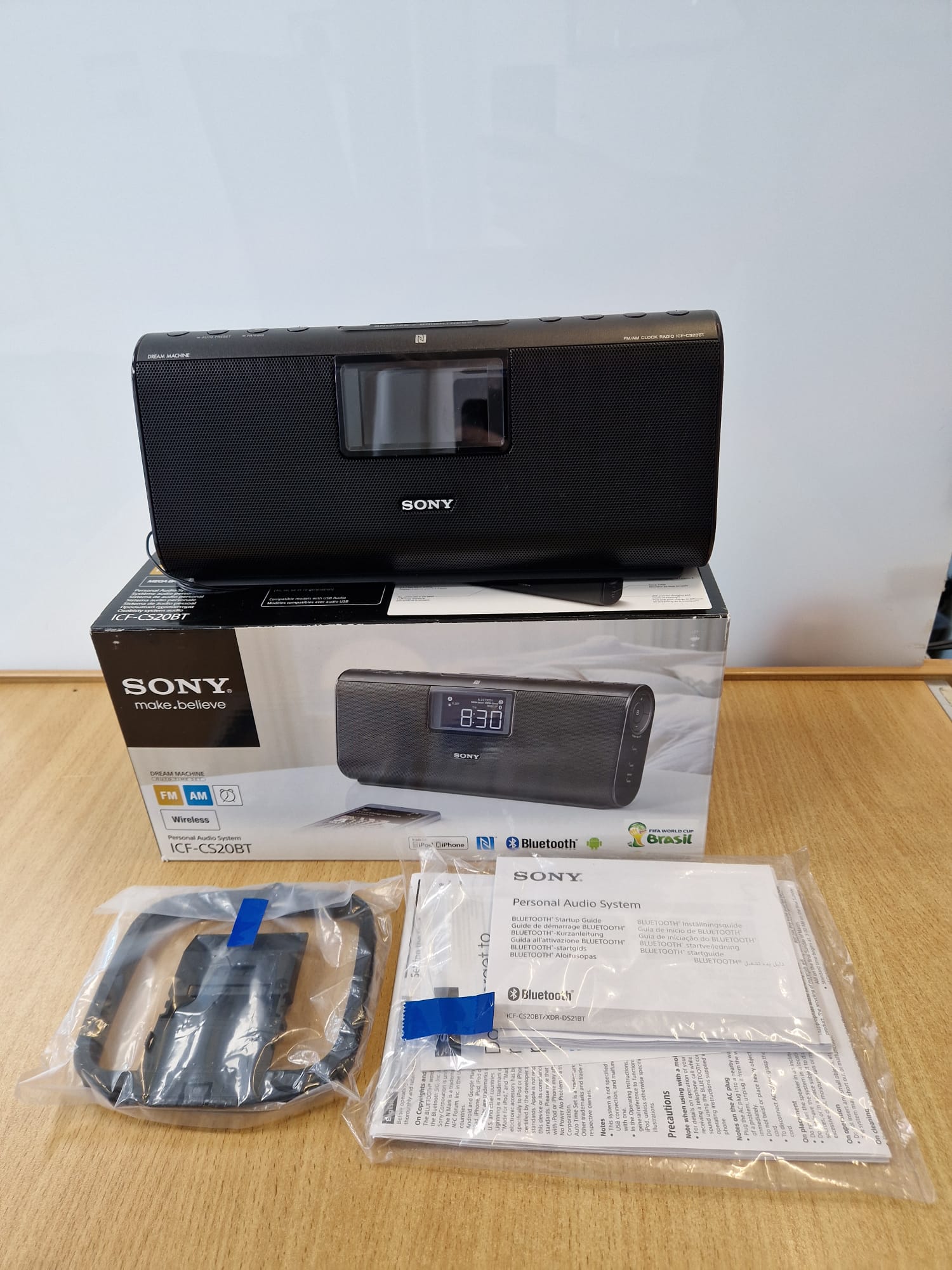 Product photo for Sony  Sony ICF-CS20BT Dream Machine Clock Radio - Boxed, Great Cond + 12M Warranty