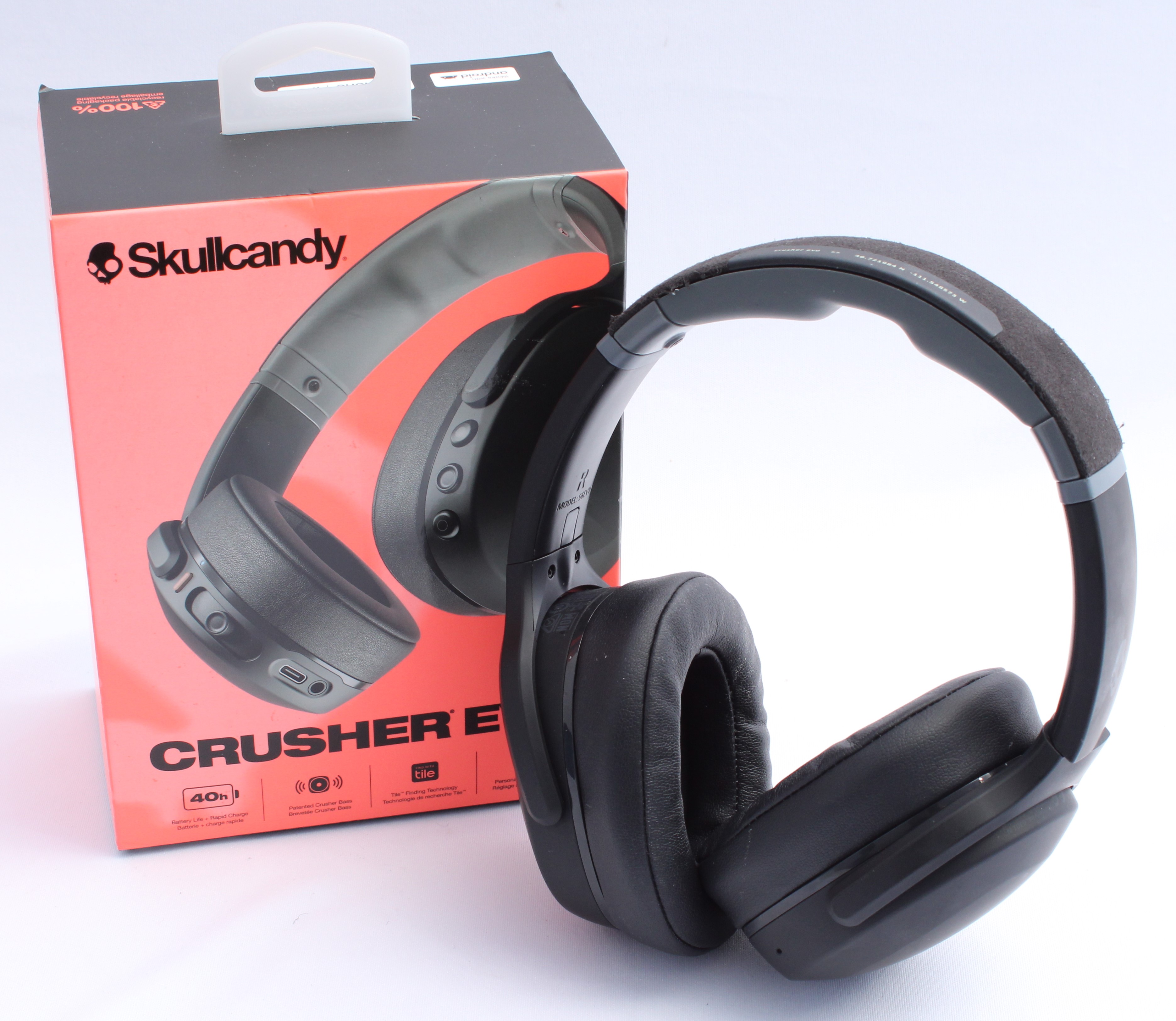 Product photo for Skullcandy Crusher Evo Bluetooth Wireless Headphones (U)