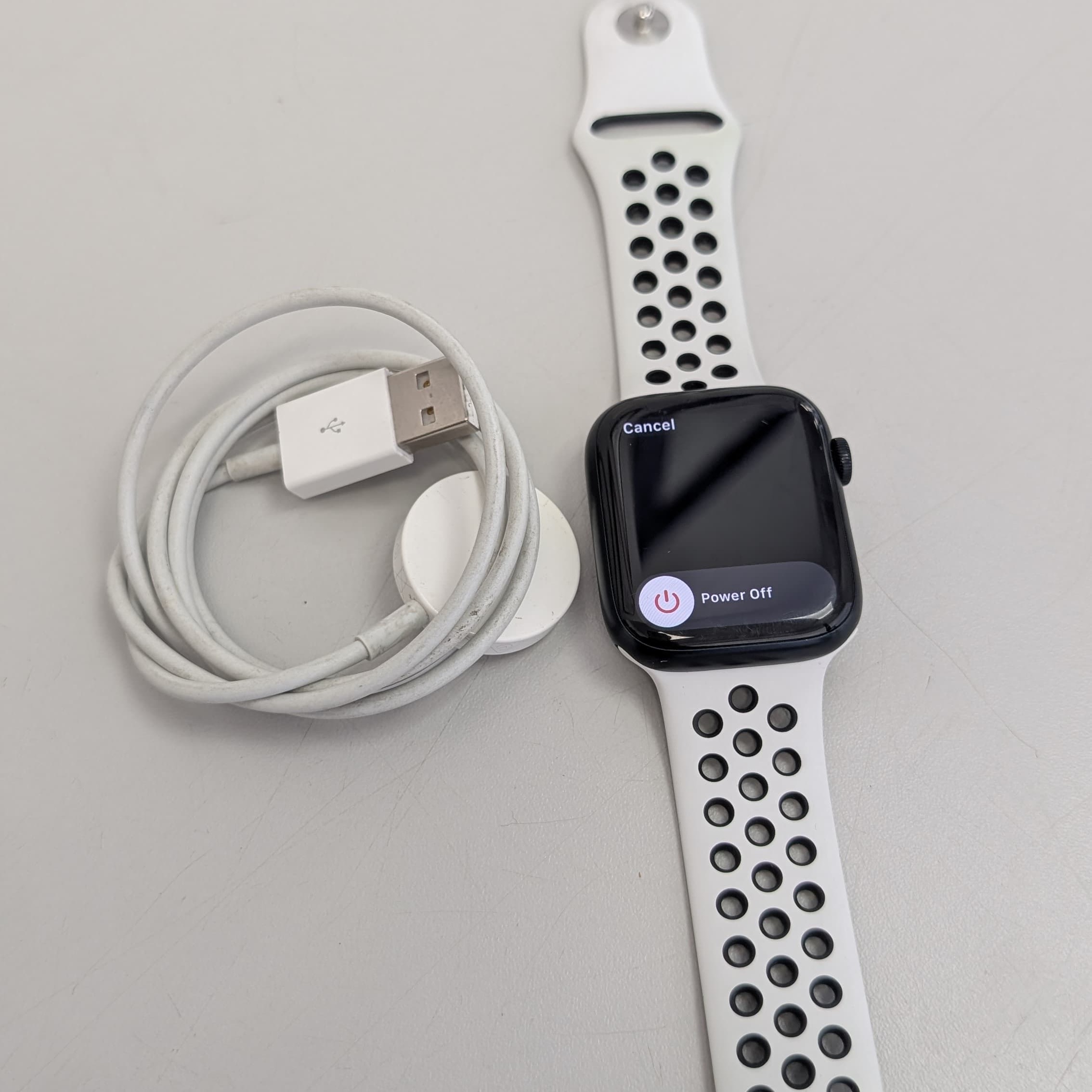 Product photo for Apple Watch Series 7 45mm with Nike Strap