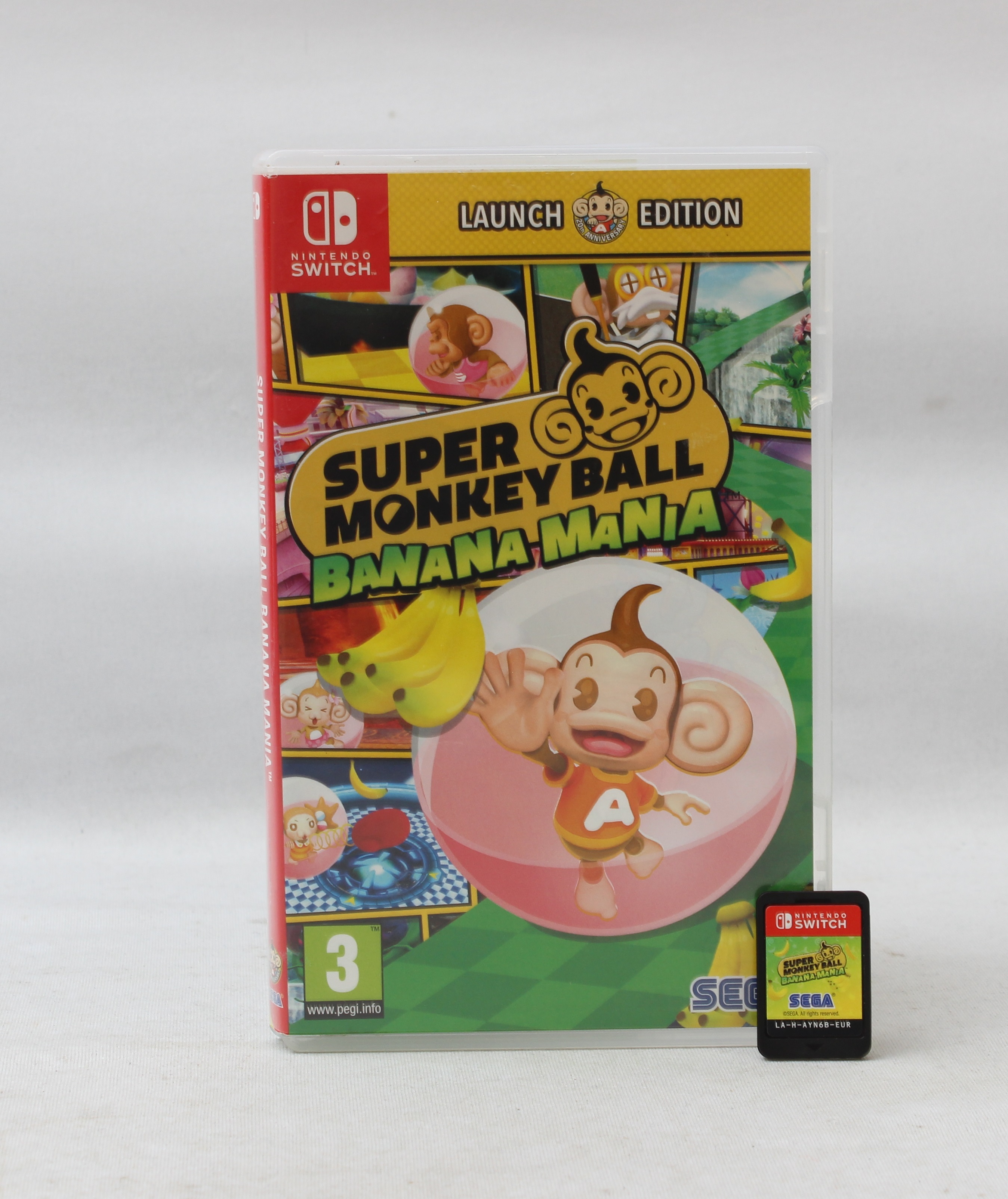 Product photo for Super Monkey Ball Banana Mania Nintendo Switch Video Game (VG)