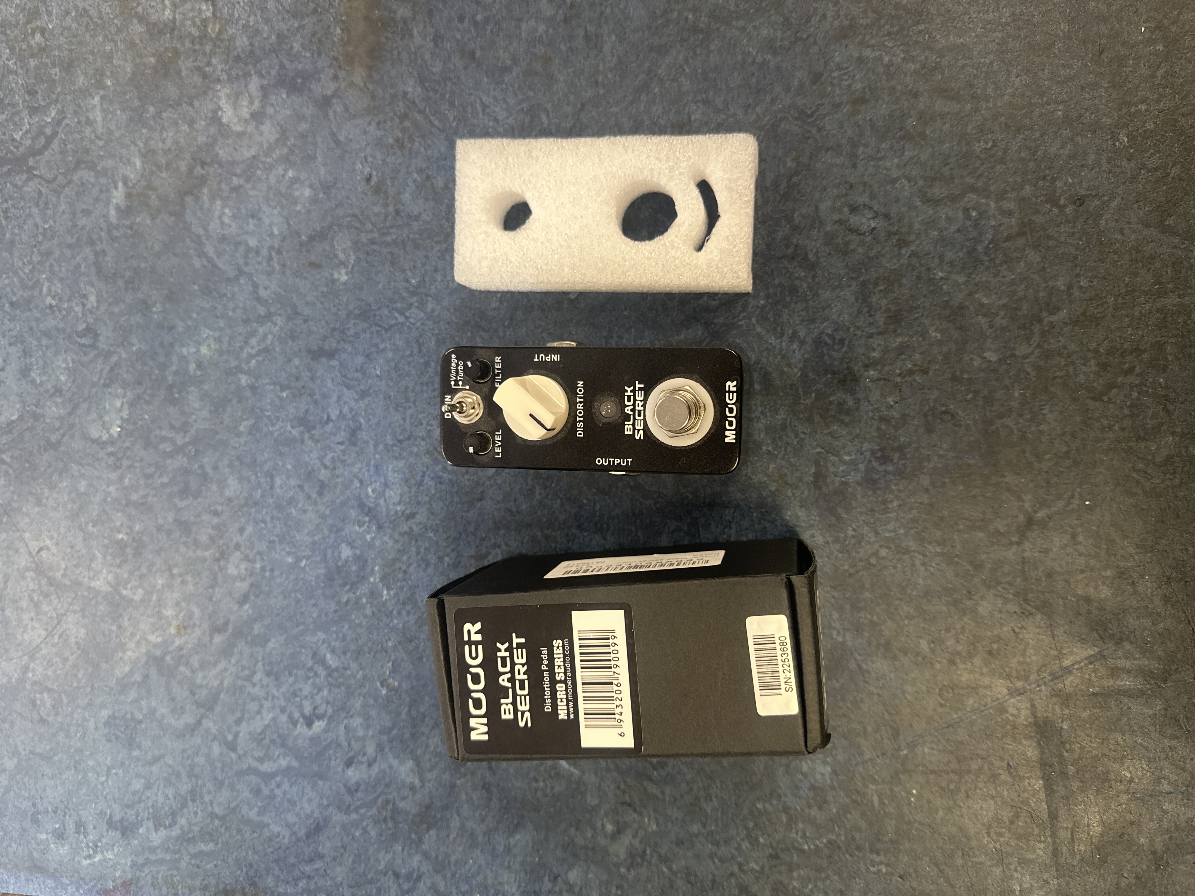 Product photo for Mooer mooer black secret micro pedal