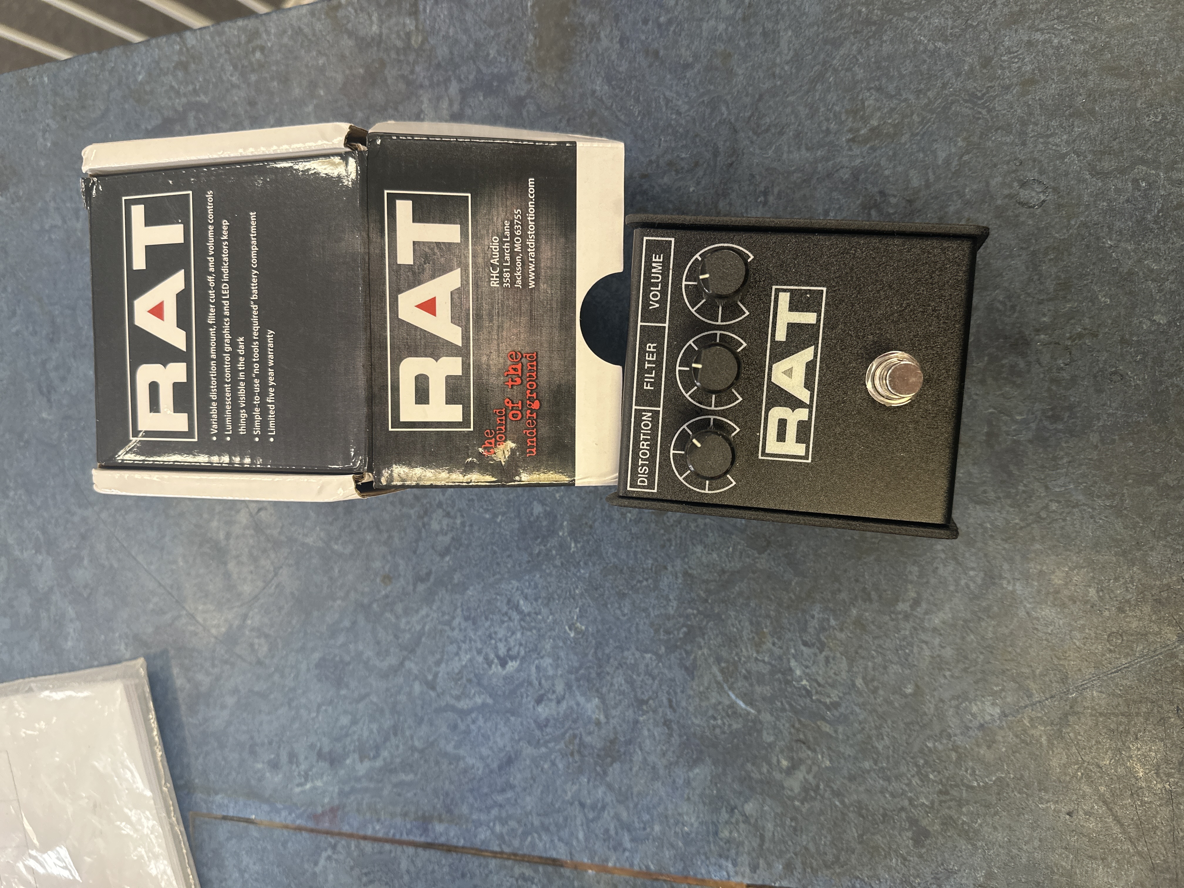 Product photo for Rat rat the sound of underground pedal