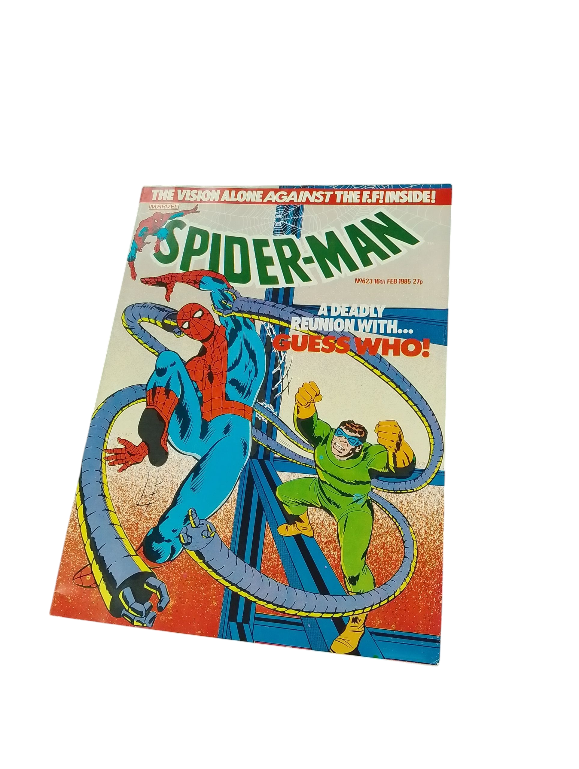 Product photo for Spider-man The vision Alone Against F.F Inside 1985