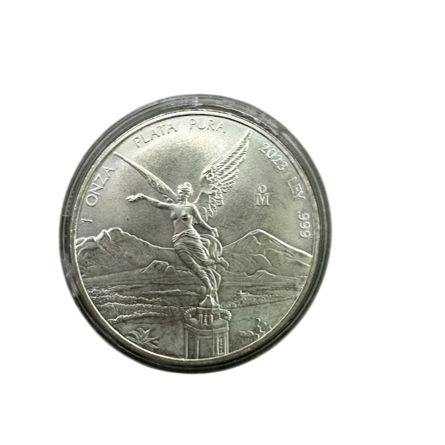 Product photo for 1oz 2023 Mexican 999 Fine Silver Coin