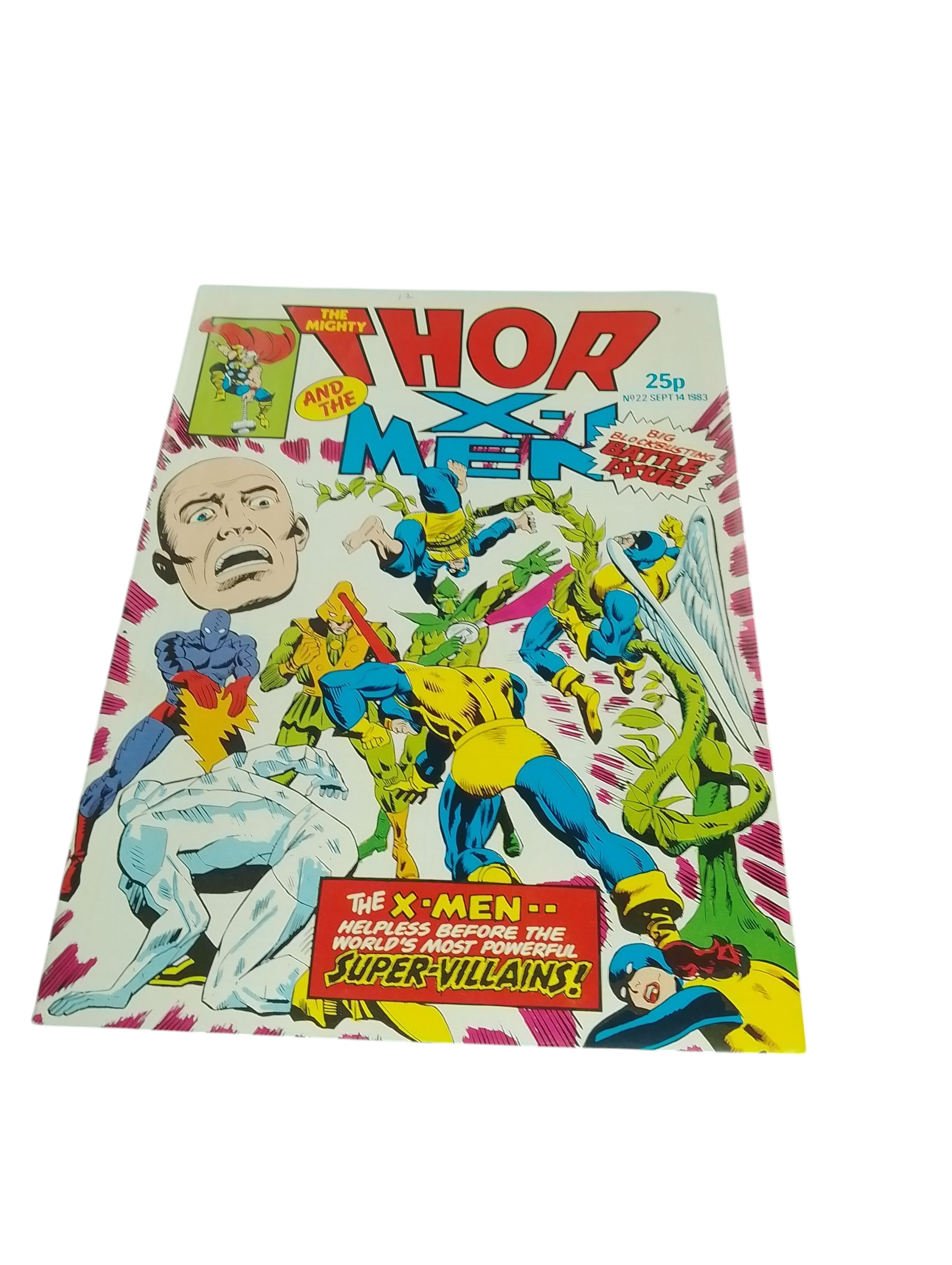 Product photo for Marvel The Mighty Thor and X-Men #22 1983