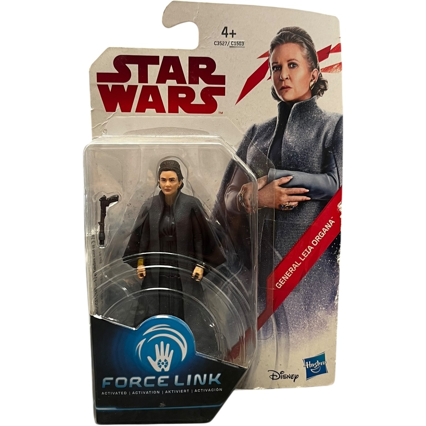 Product photo for New: General Leia Organa Action Figure (Officially Licensed By Disney & Hasbro)