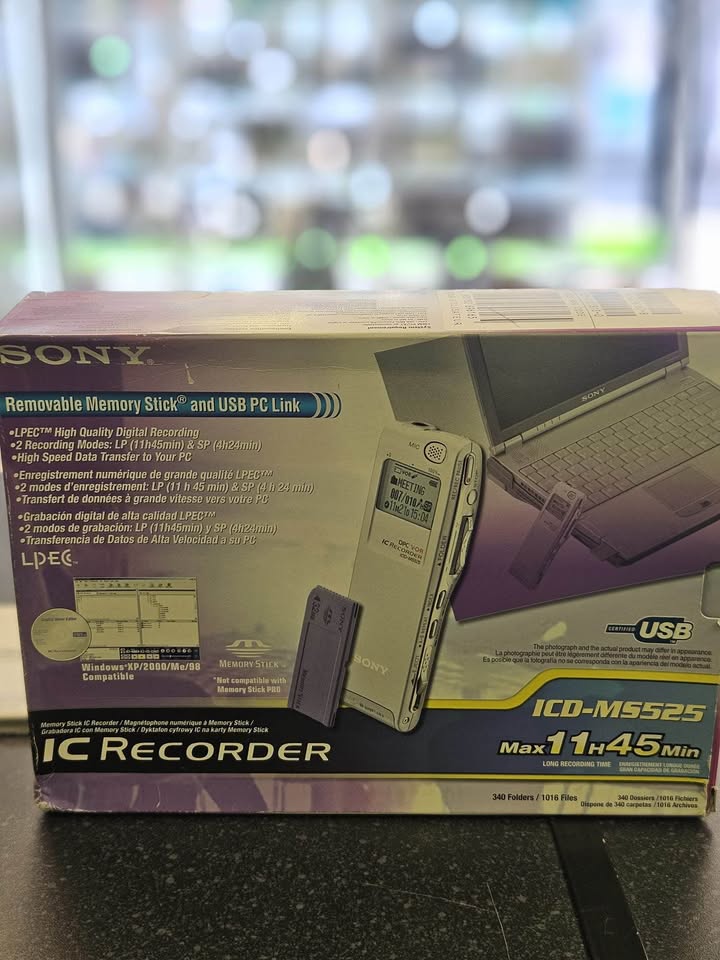 Product photo for Sony ICD-MS525 IC Recorder
