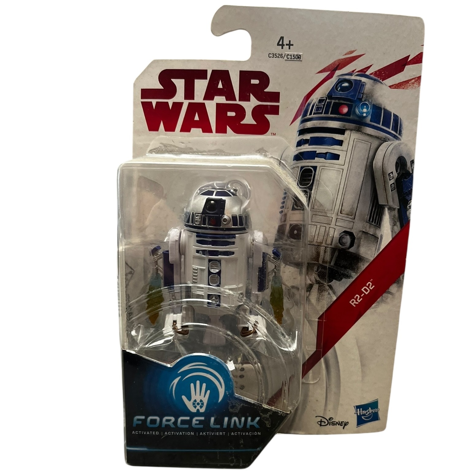 Product photo for New: R2-D2 Action Figure (Licensed By Disney, Produced Hasbro)