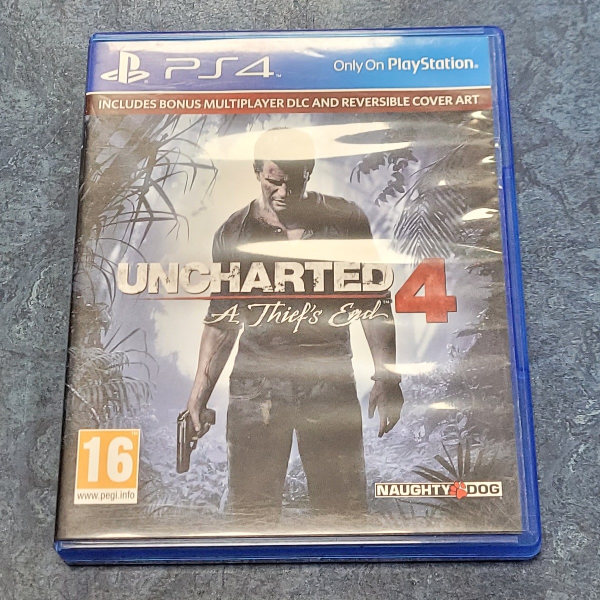 Product photo for Sony PlayStation PS4 Game: Uncharted 4 Thief's End