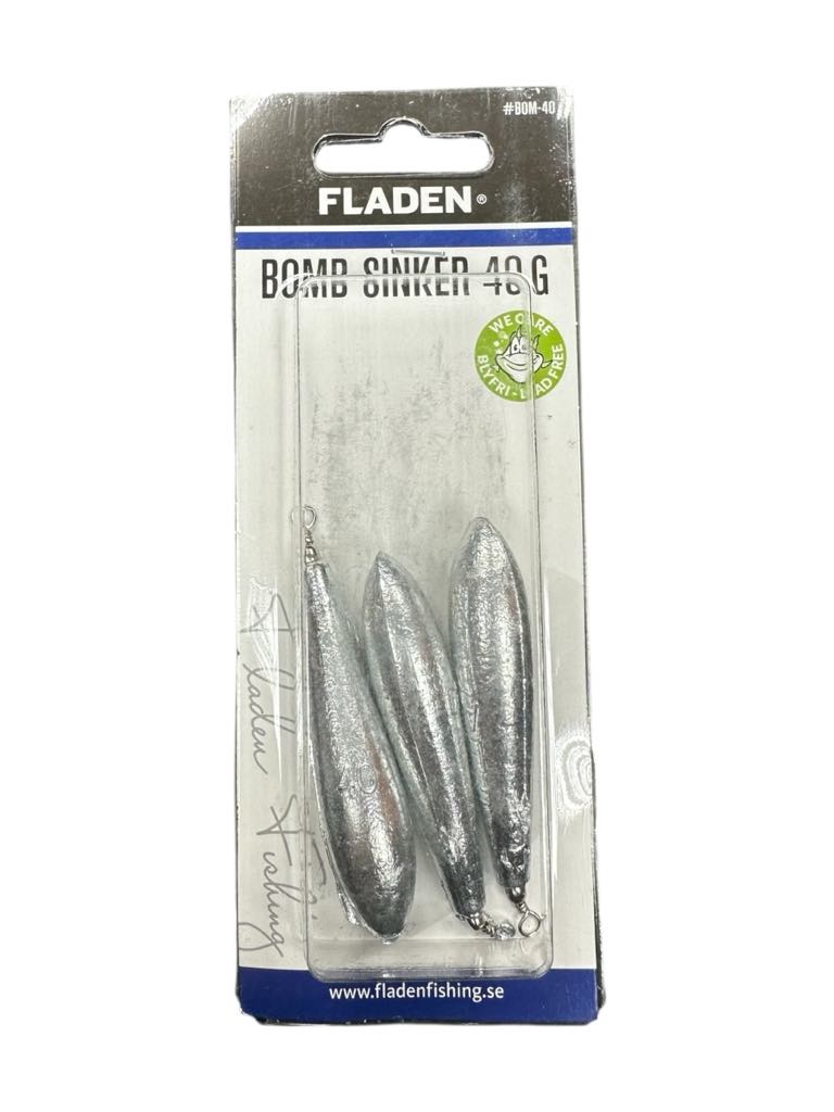 Product photo for FLADEN 3pk Non-Toxic Swivel Bomb Weights 40g