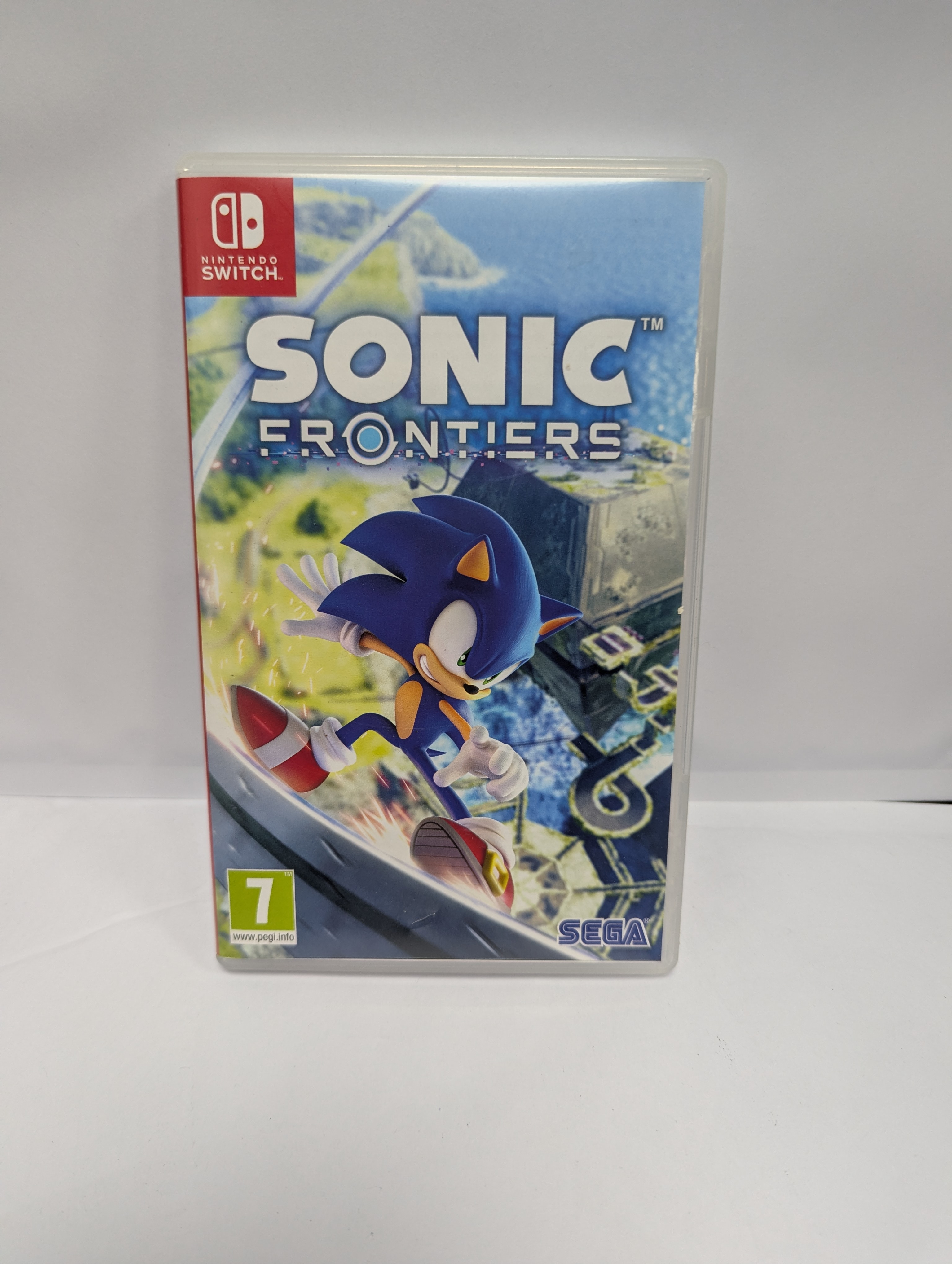 Product photo for nitendo switch game  sonic frontiers