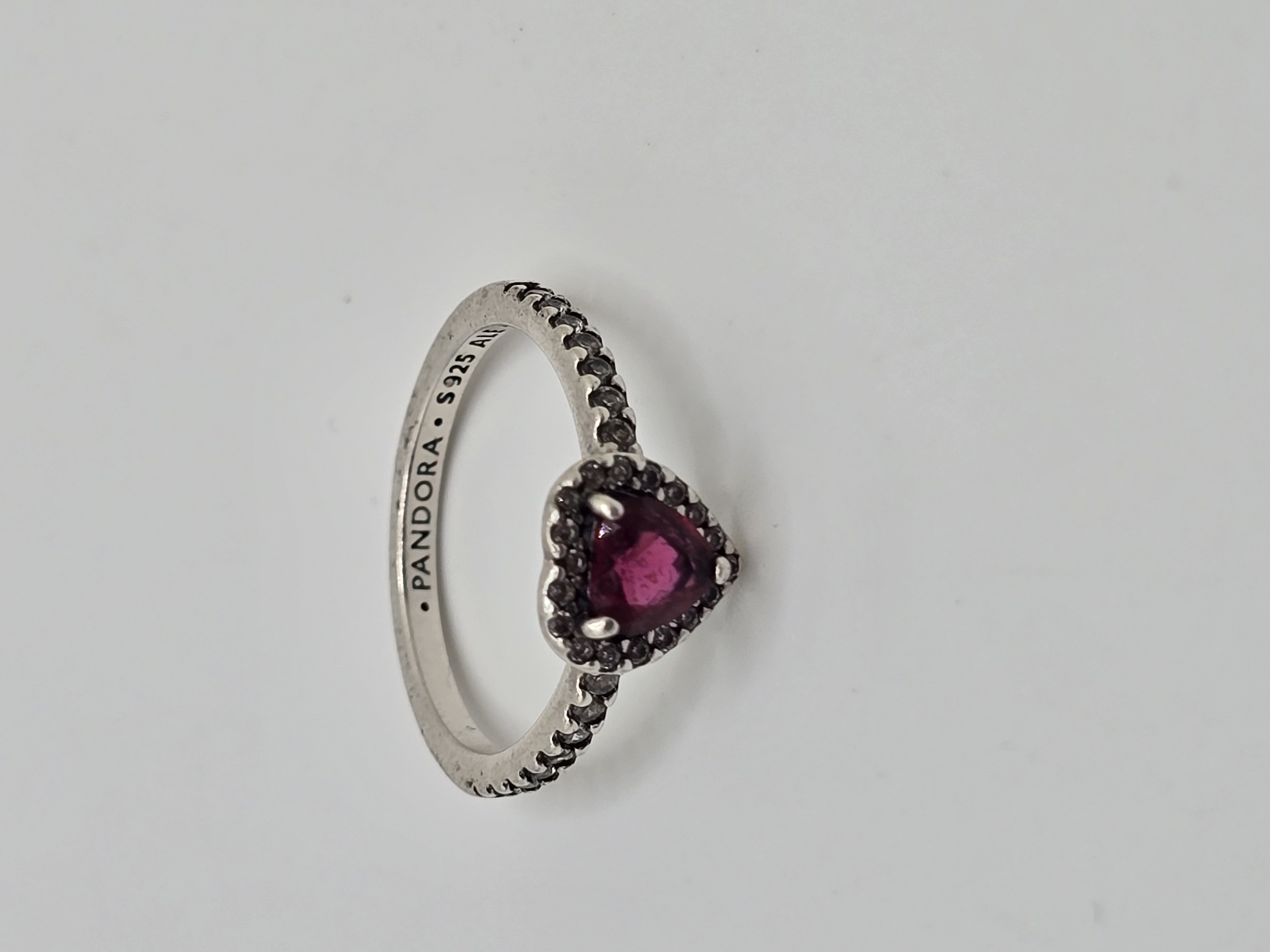Product photo for Pandora Ring Red Heart