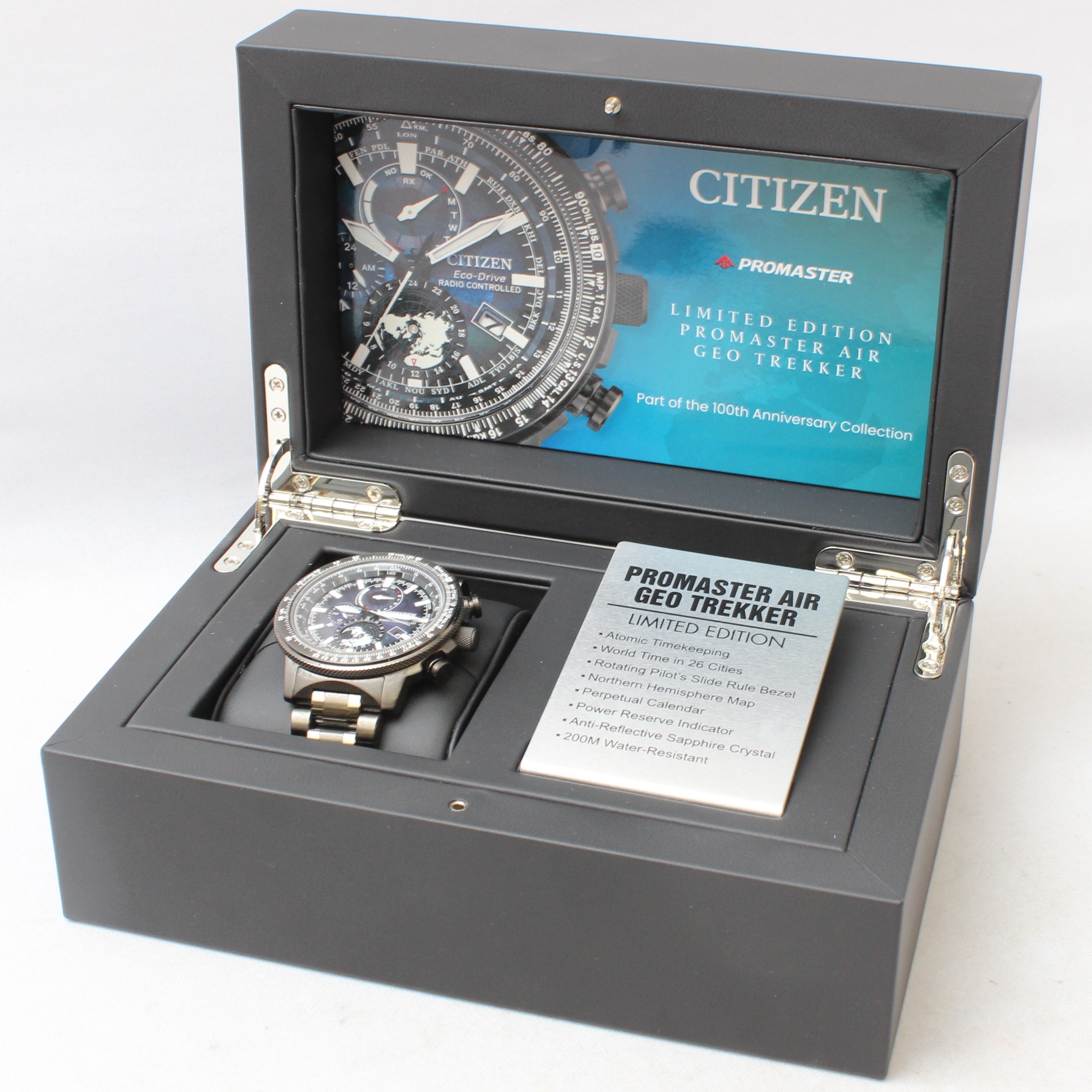 Product photo for Citizen ProMaster Air Geo Trekker Limited Edition Wrist Watch - H864-006M004