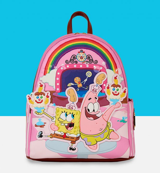 Product photo for Loungefly SpongeBob Goofy Goobers backpack