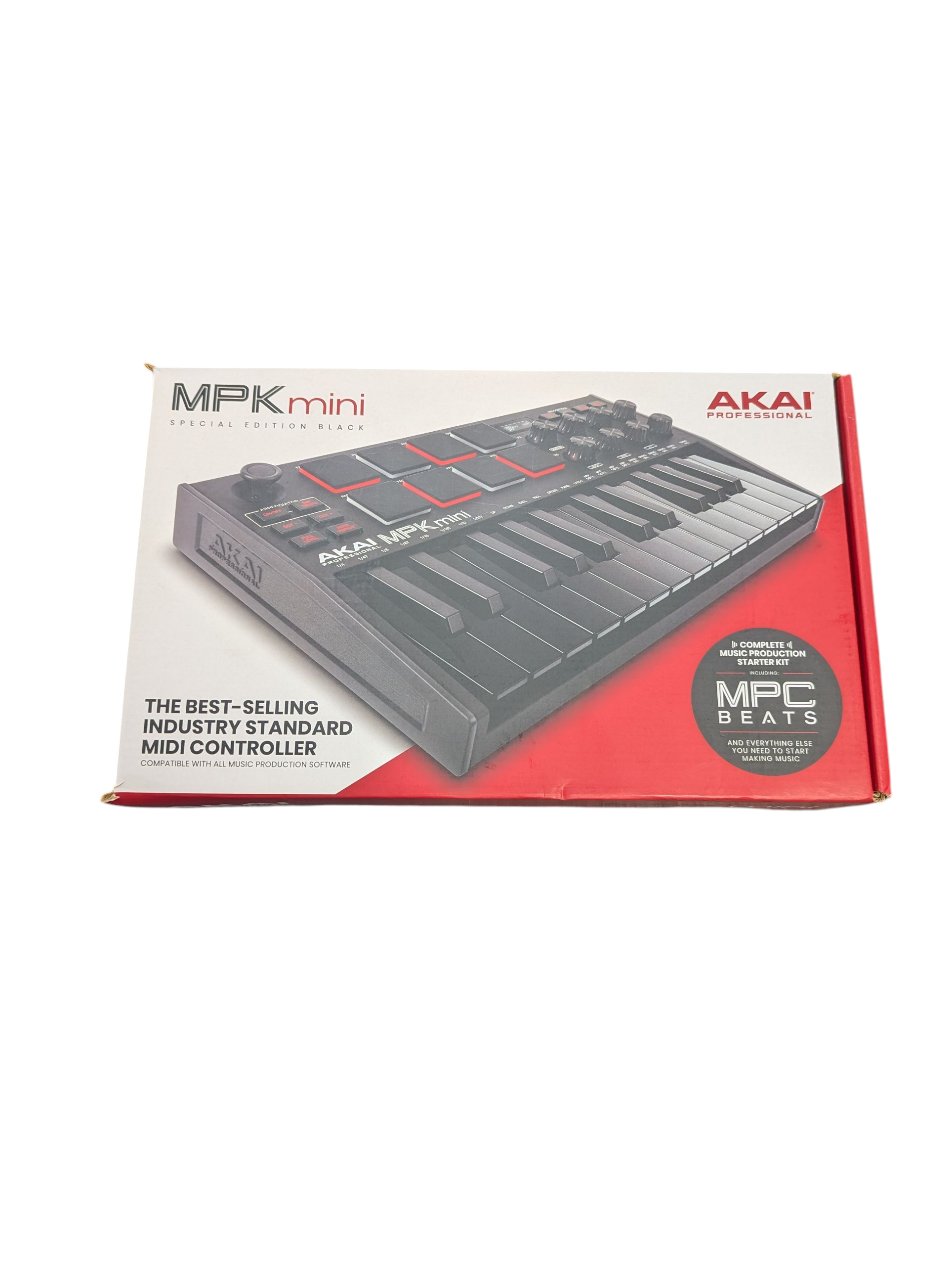 Product photo for Akai MPK Mini MK3 Black Midi Keyboard Controller Sealed