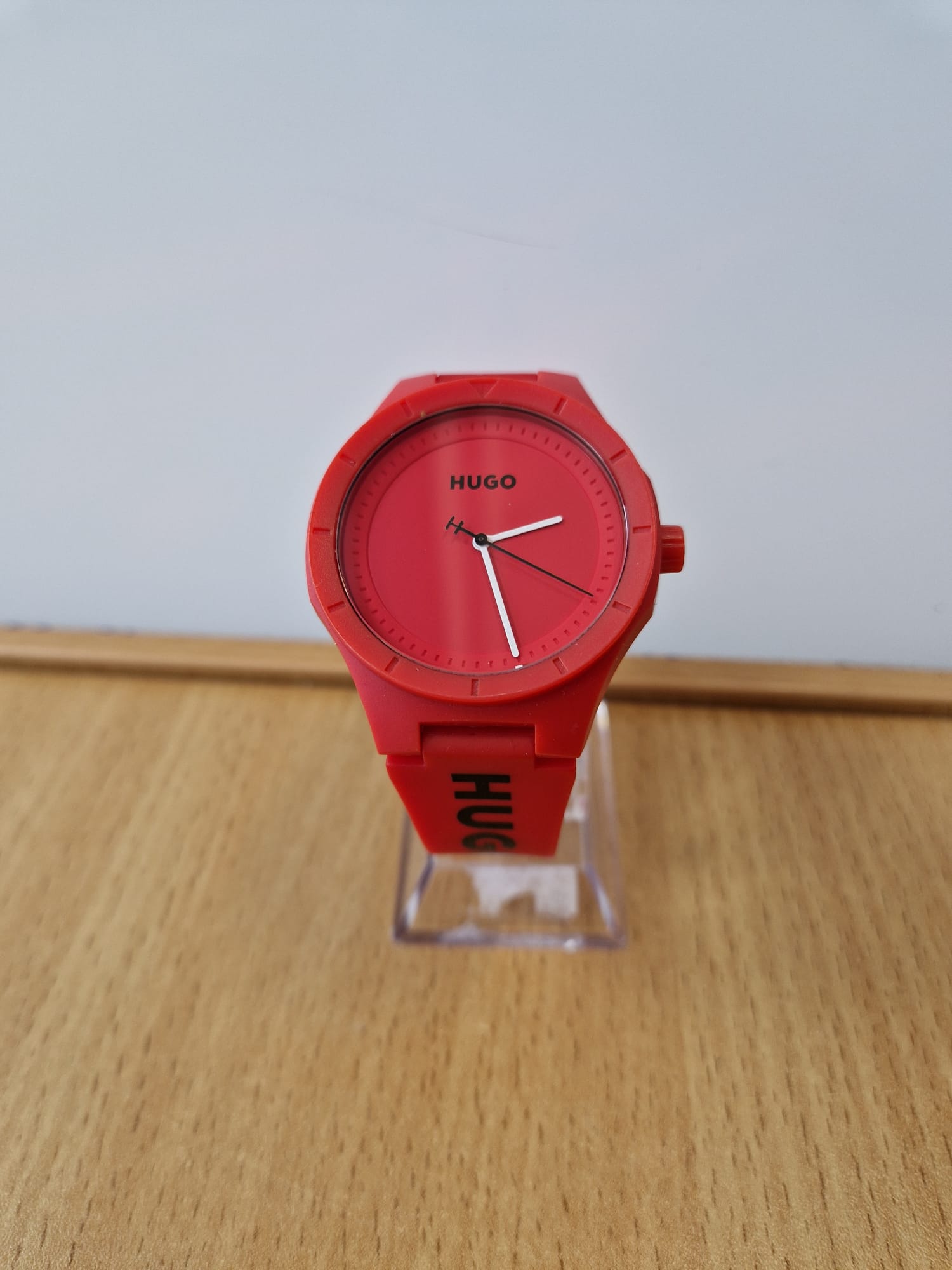 Product photo for Hugo Boss Hugo Boss Red LIT Watch Unboxed Very Good Condition 12 Month Warranty
