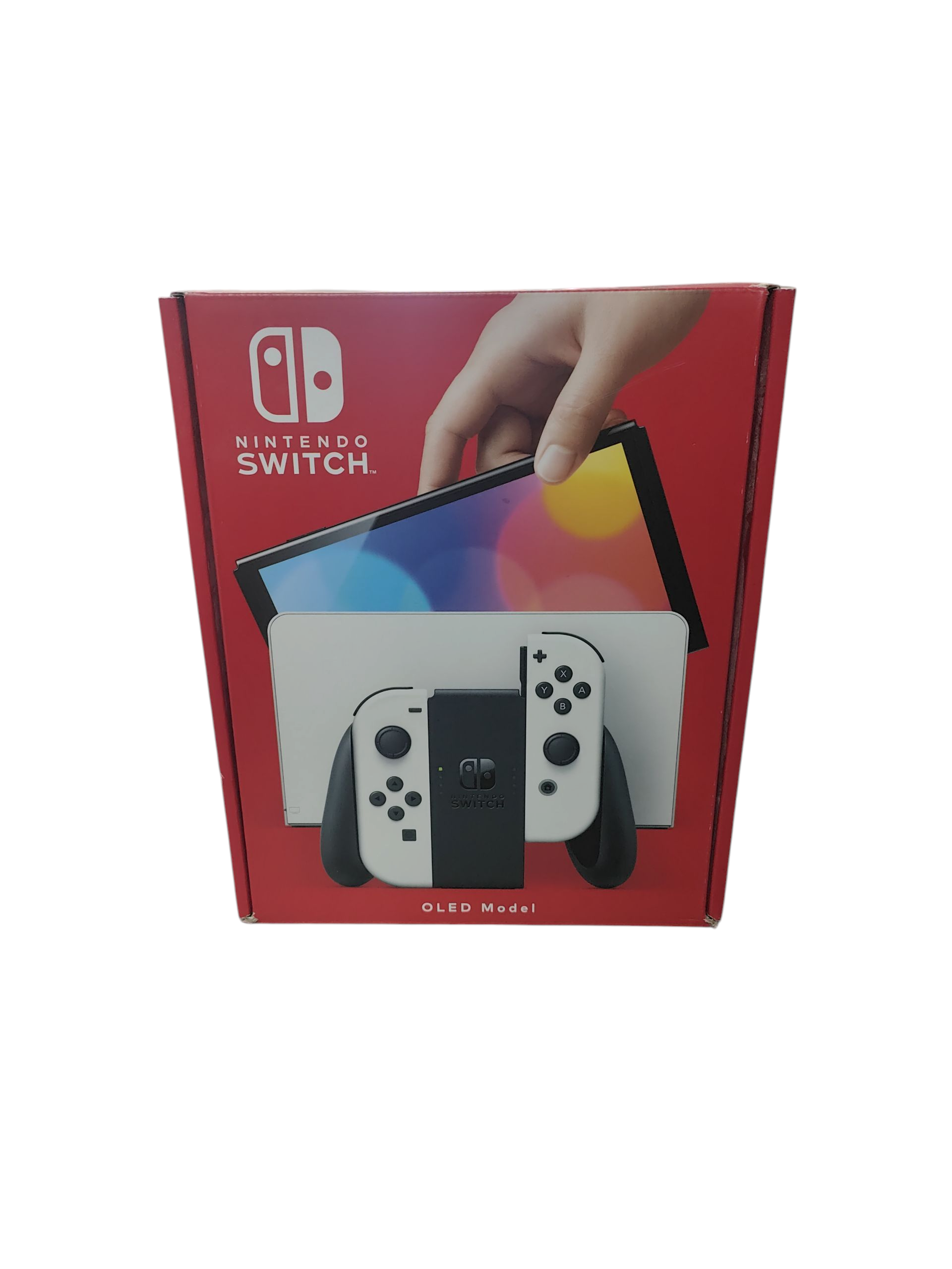 Product photo for Nintendo Switch OLED 64GB Console - White Joy-Con Boxed Excellent Condition
