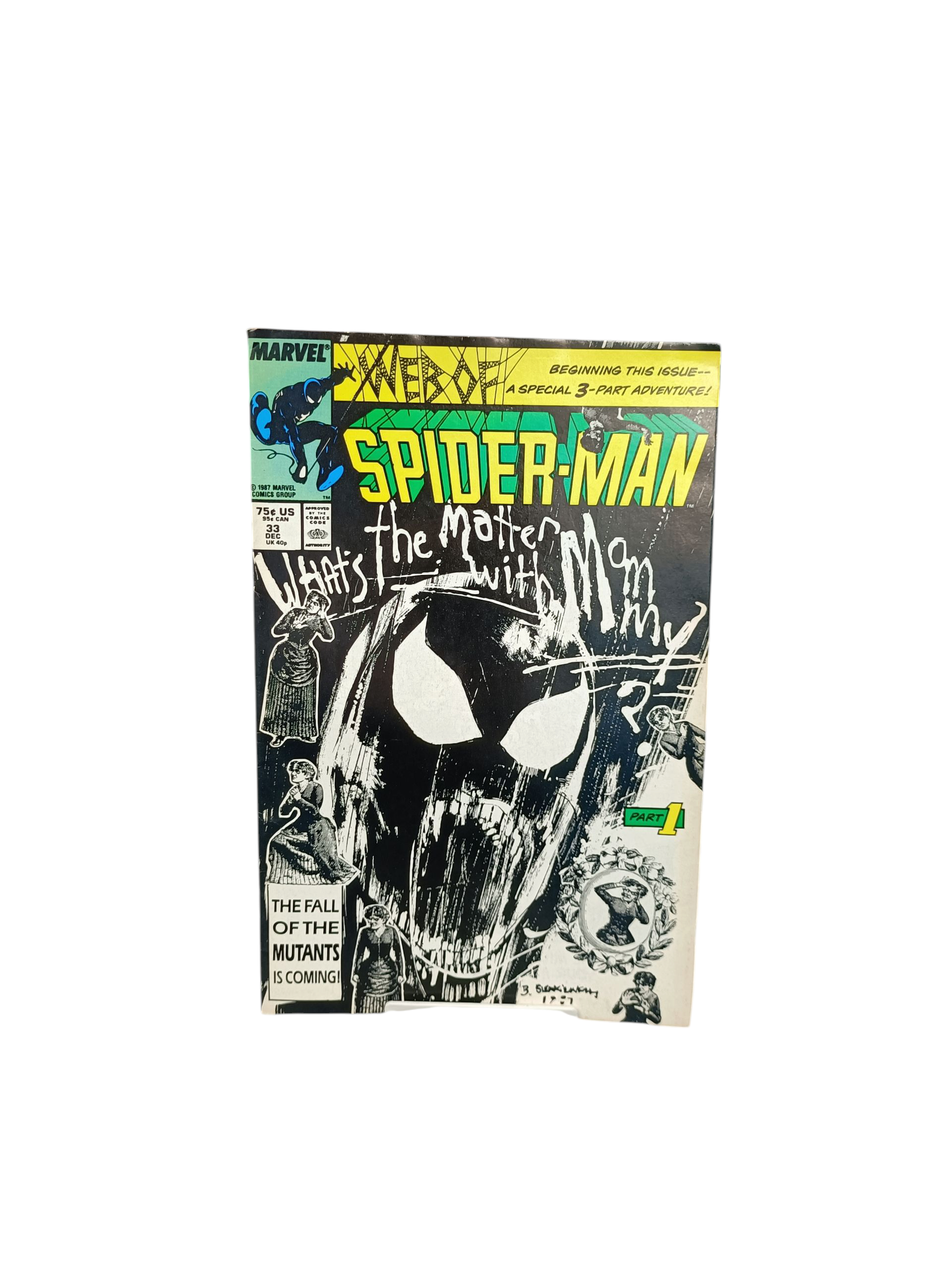 Product photo for Web of Spider-Man #33 1987