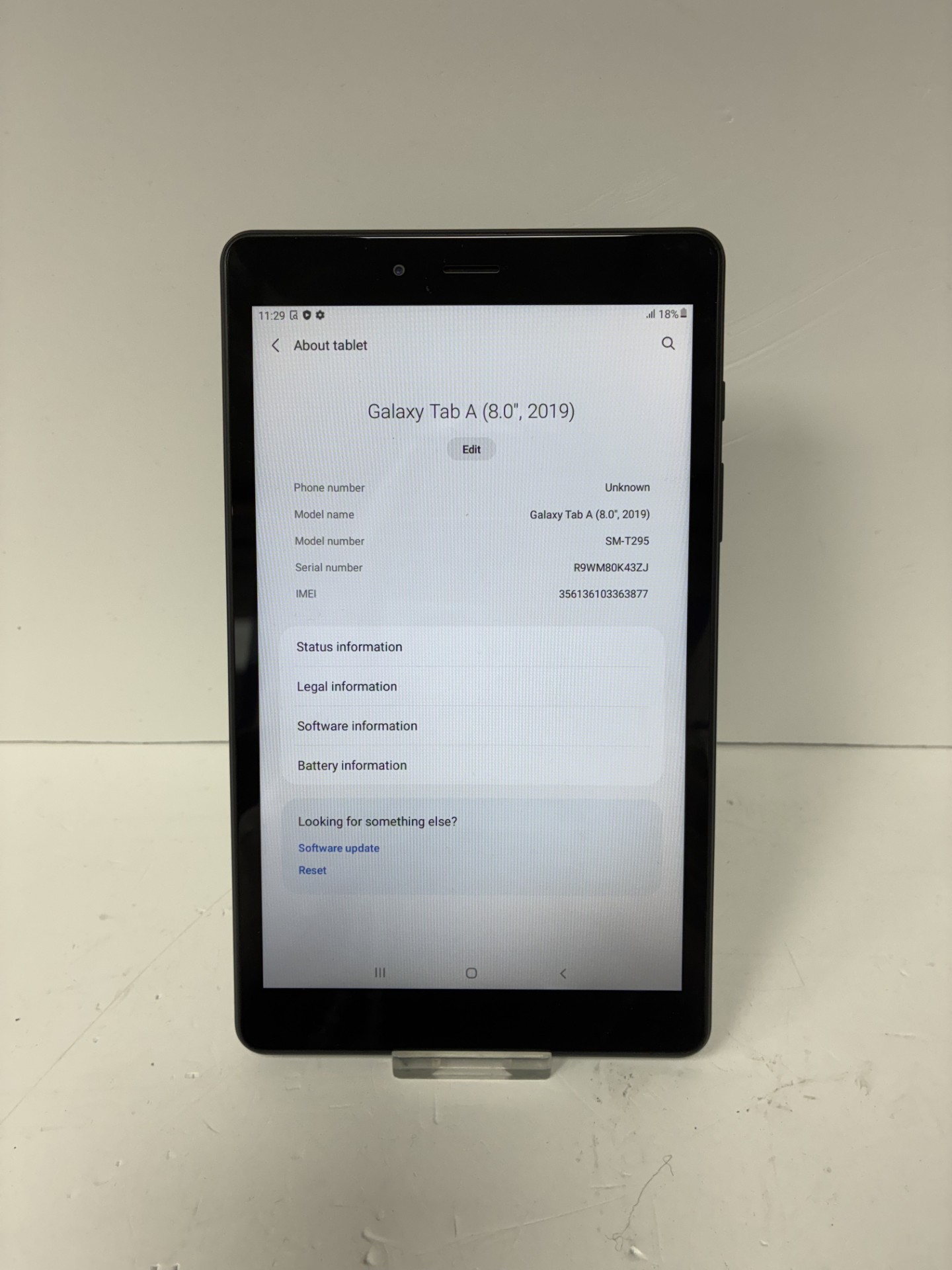 Product photo for samusng galaxy tab a 2019 32gb wifi and cell unboxed