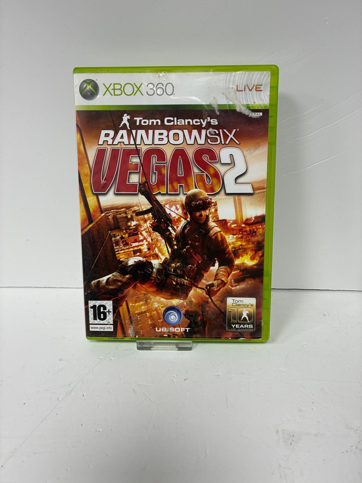 Product photo for xbox 360 tom clancys rainbow six vegas 2