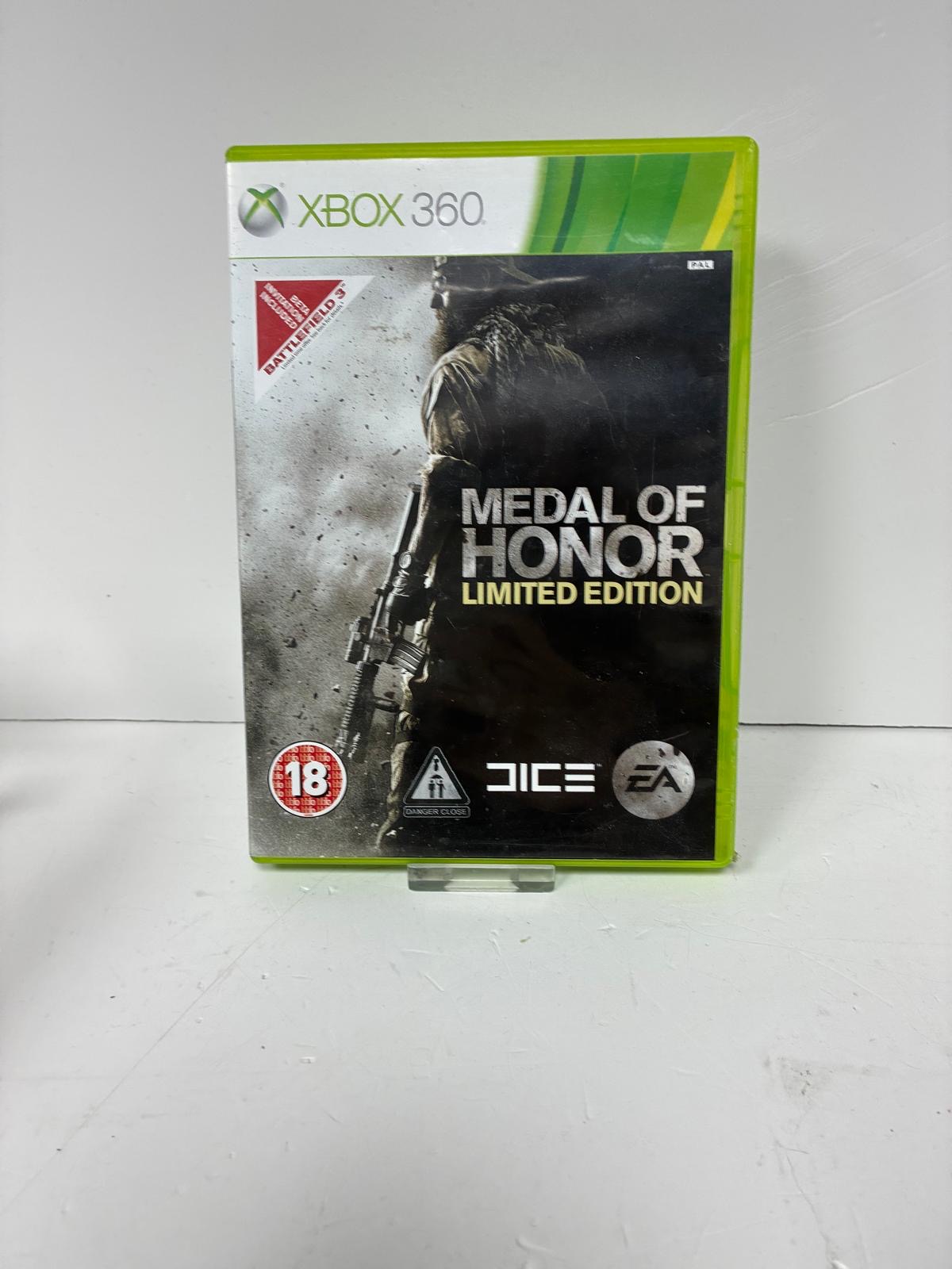 Product photo for xbox 360  medal of honor limited edition xbox 360