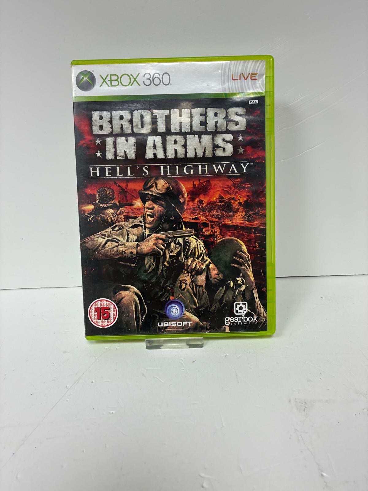 Product photo for xbox 360 brothers in arms hells highway xbox 360 game