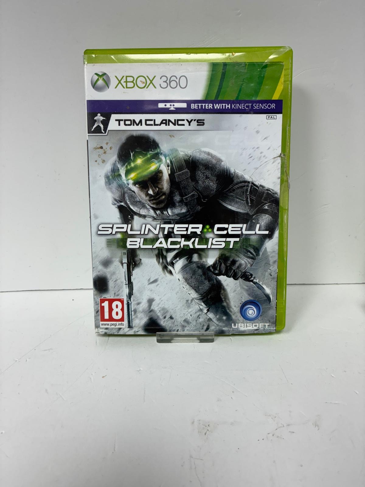 Product photo for xbox 360 tom clancys splinter cell blacklist
