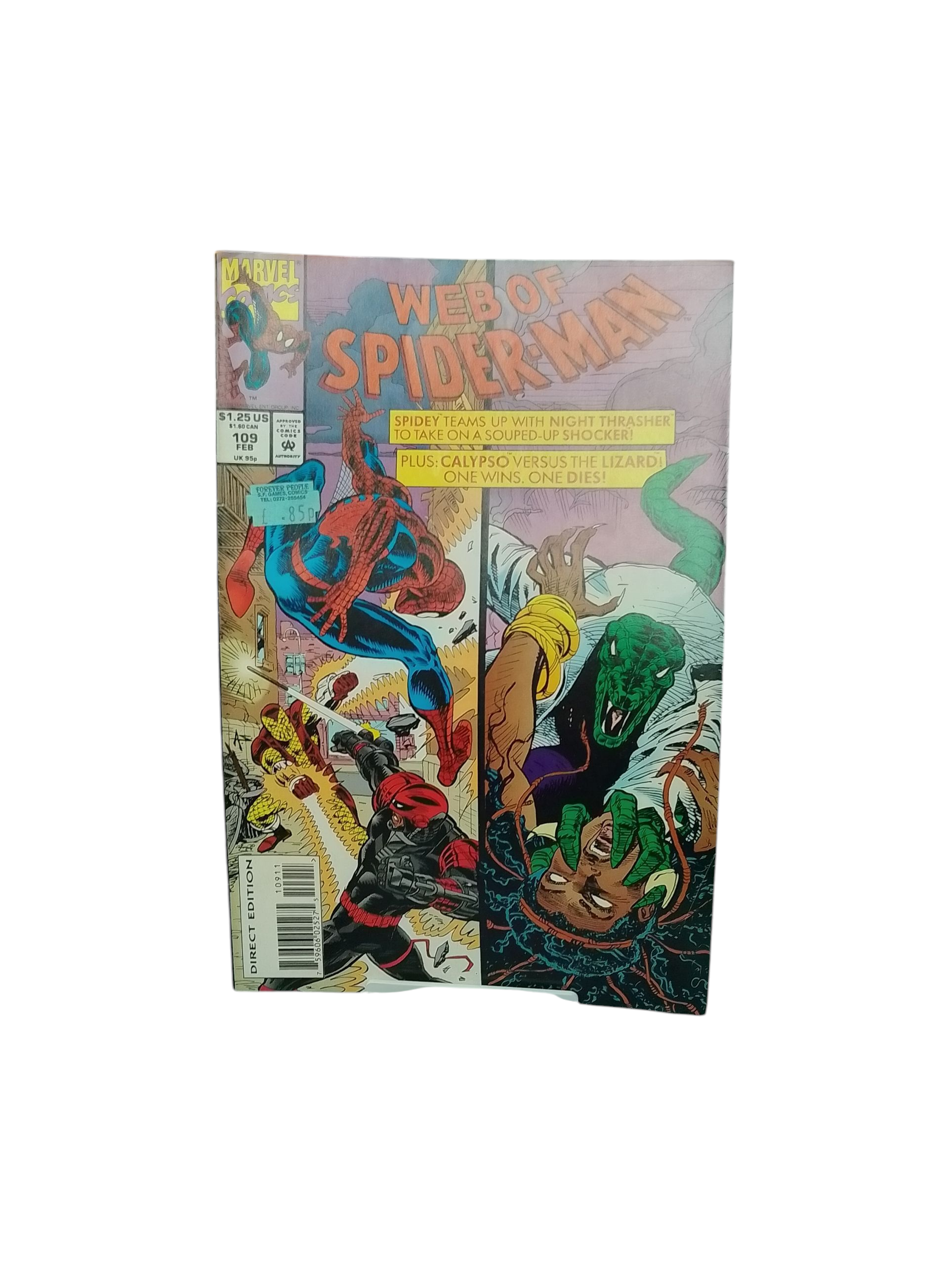 Product photo for Web of Spider-Man #109 1993