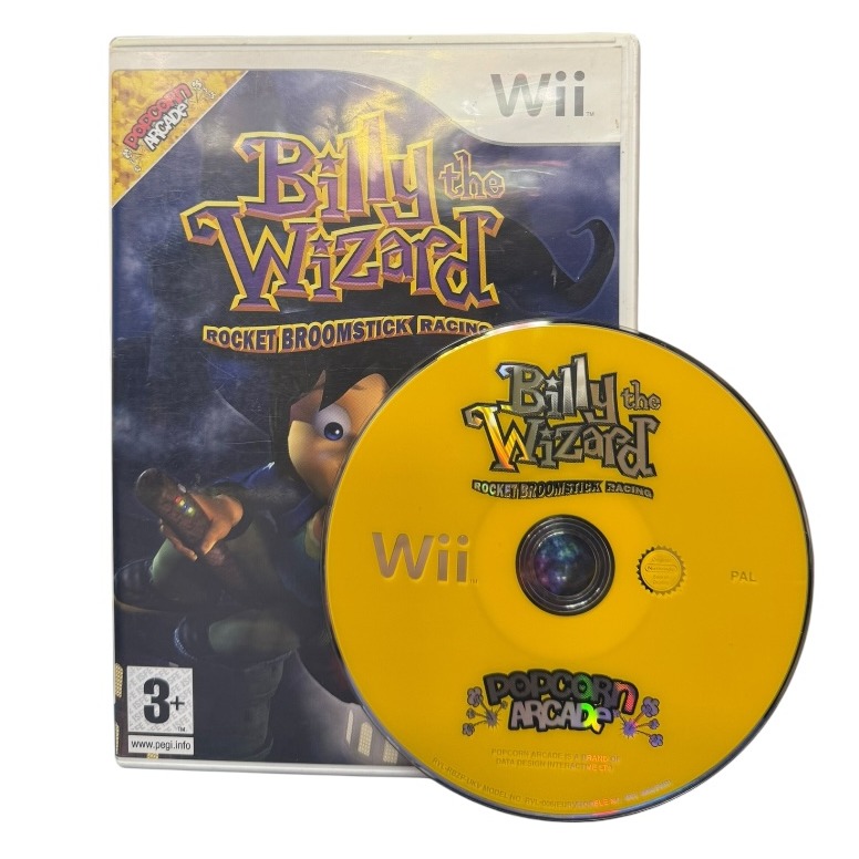 Product photo for Billy the Wizard Rock Broomstick Racing Wii Game