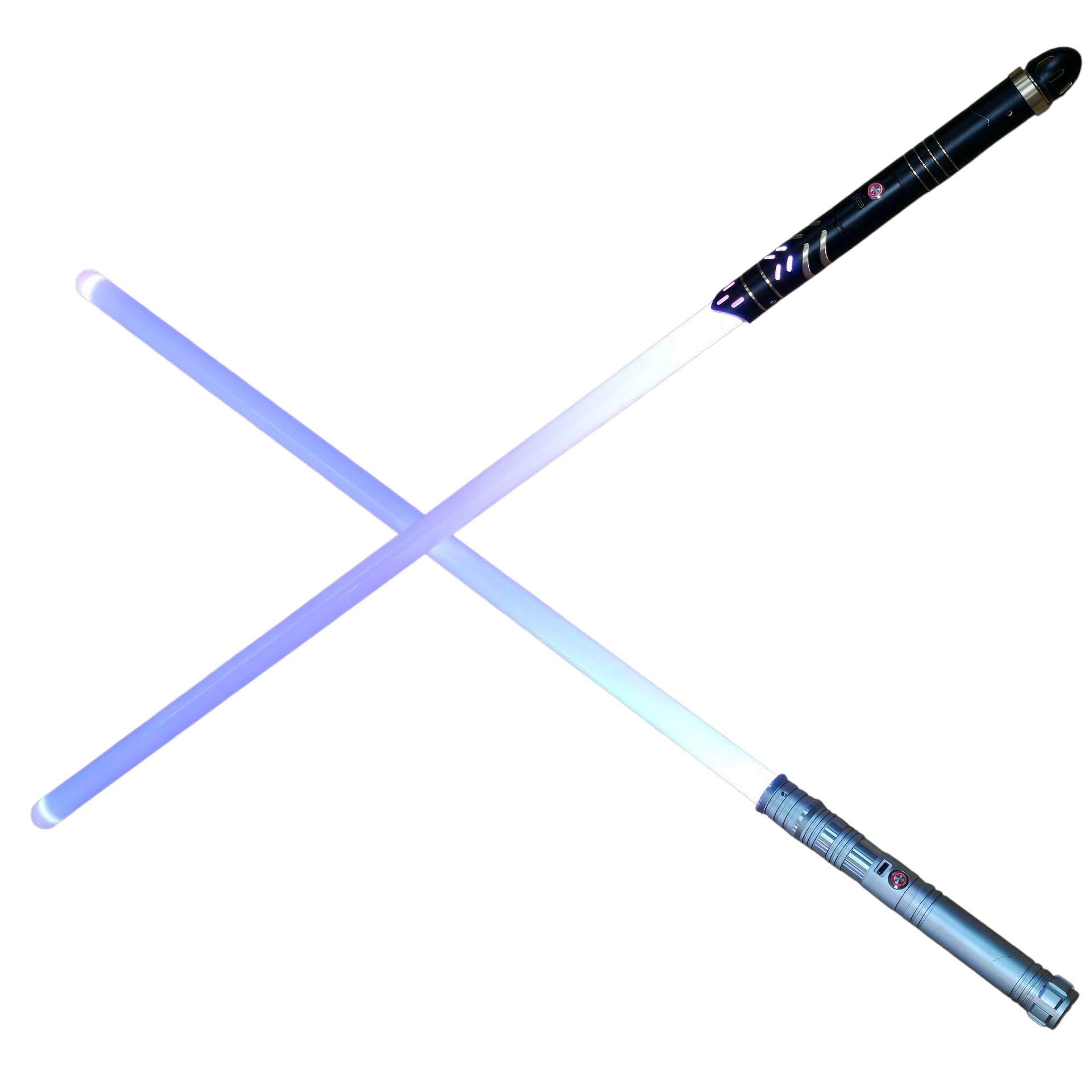 Product photo for 2x Galaxy Light Sabers - Red and Green