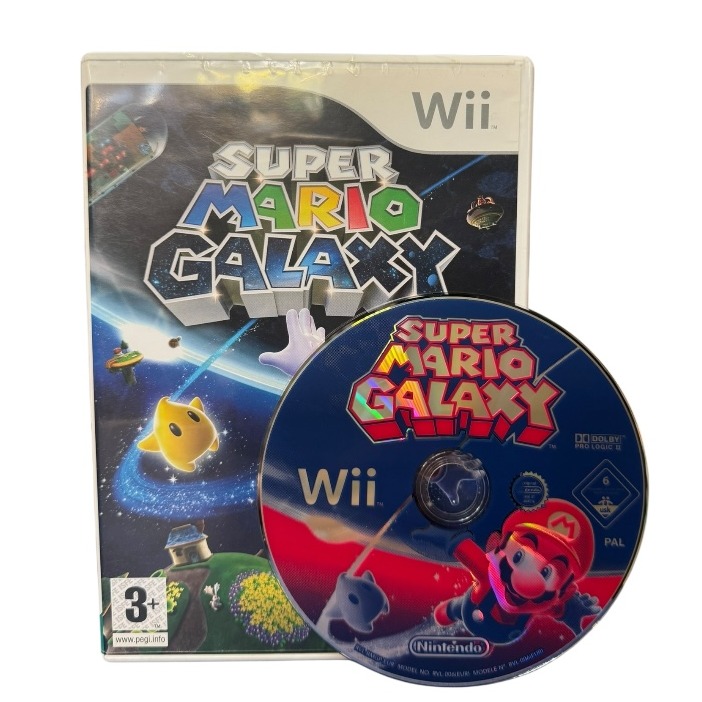 Product photo for Super Mario Galaxy Wii Game