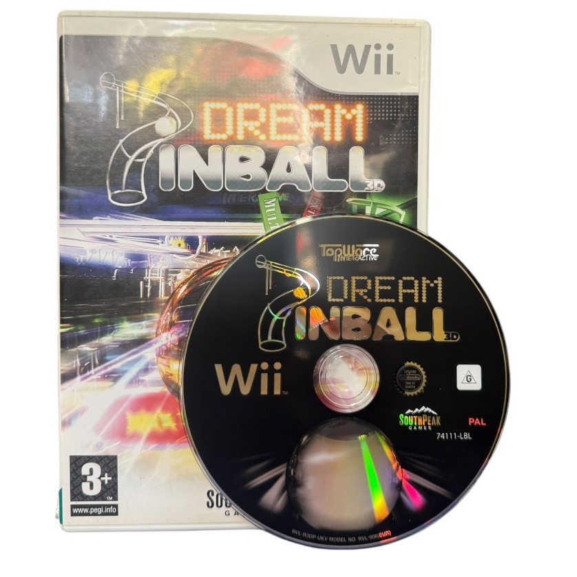 Product photo for Dream Pinball 3D Wii Game
