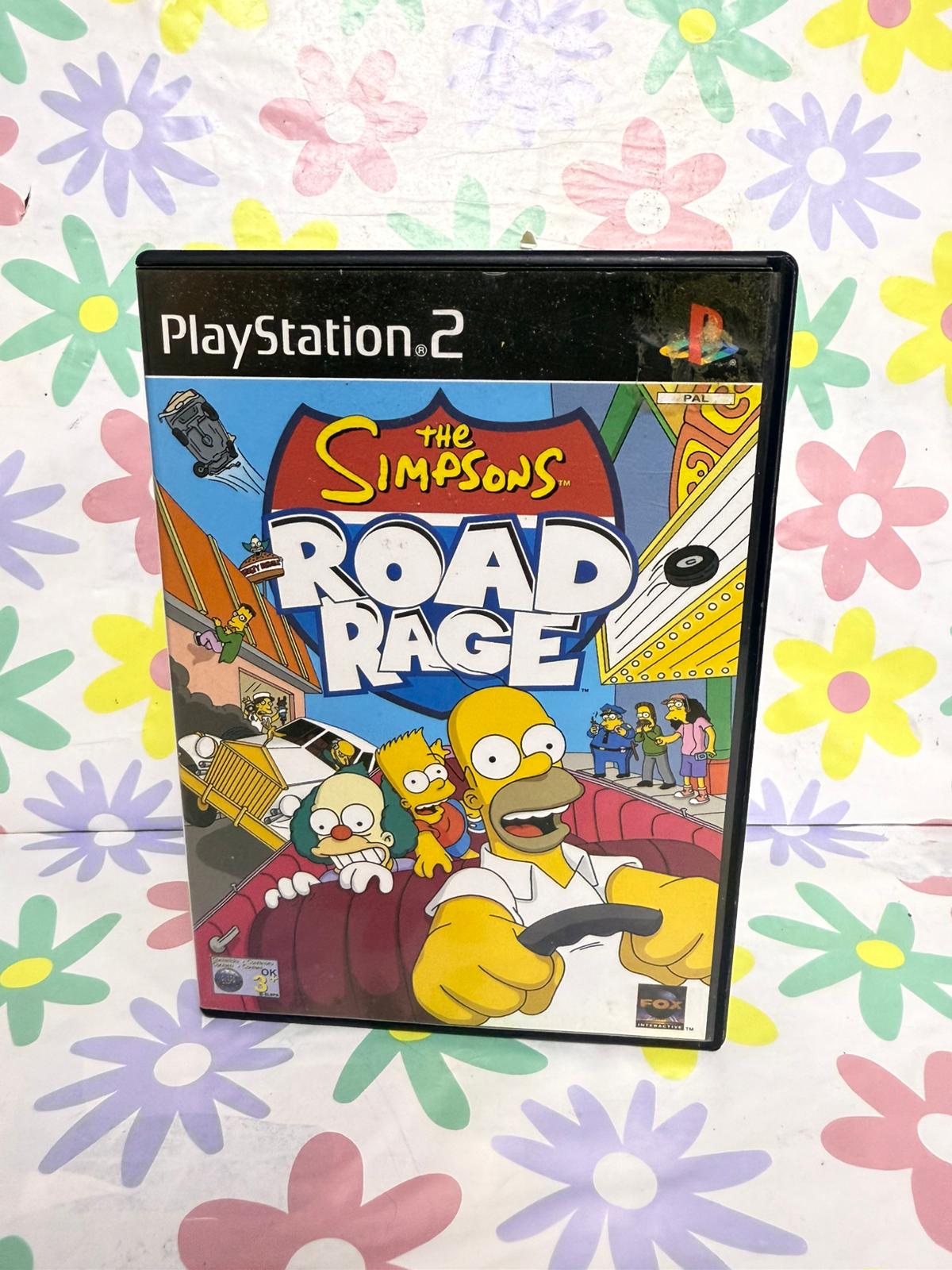 Product photo for THE SIMPSONS ROAD RAGE PLAYSTATION 2 GAME