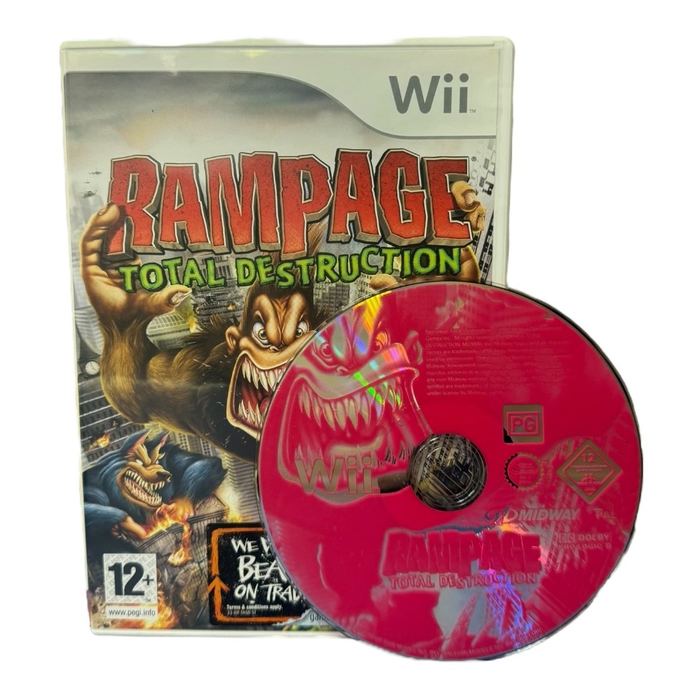 Product photo for Rampage Total Destruction Wii Game