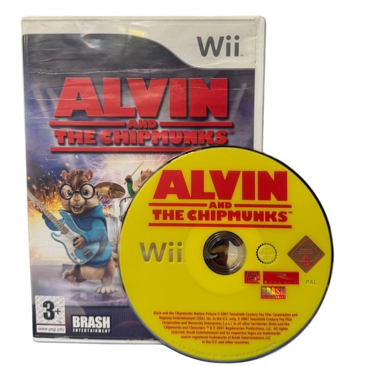 Product photo for Alvin and The Chipmunks Wii Game