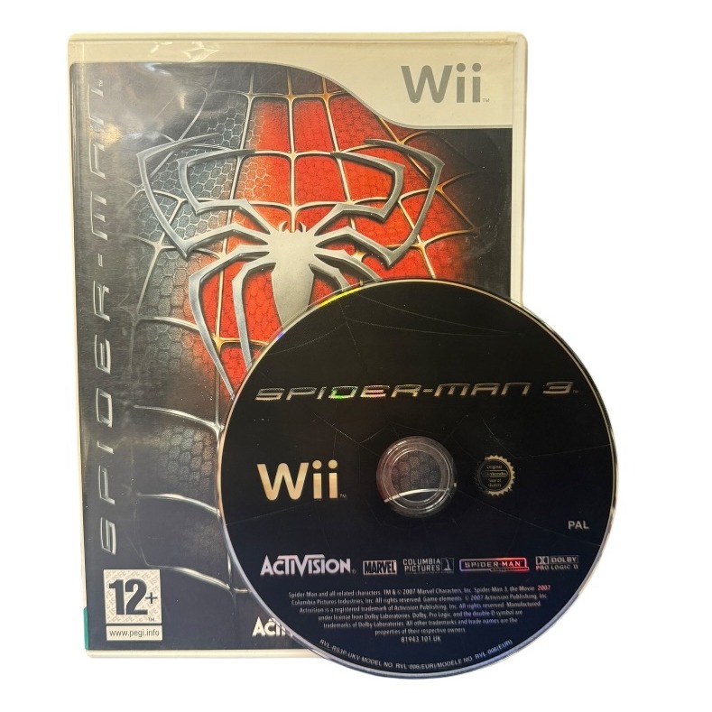 Product photo for Spider-Man 3 Wii Game