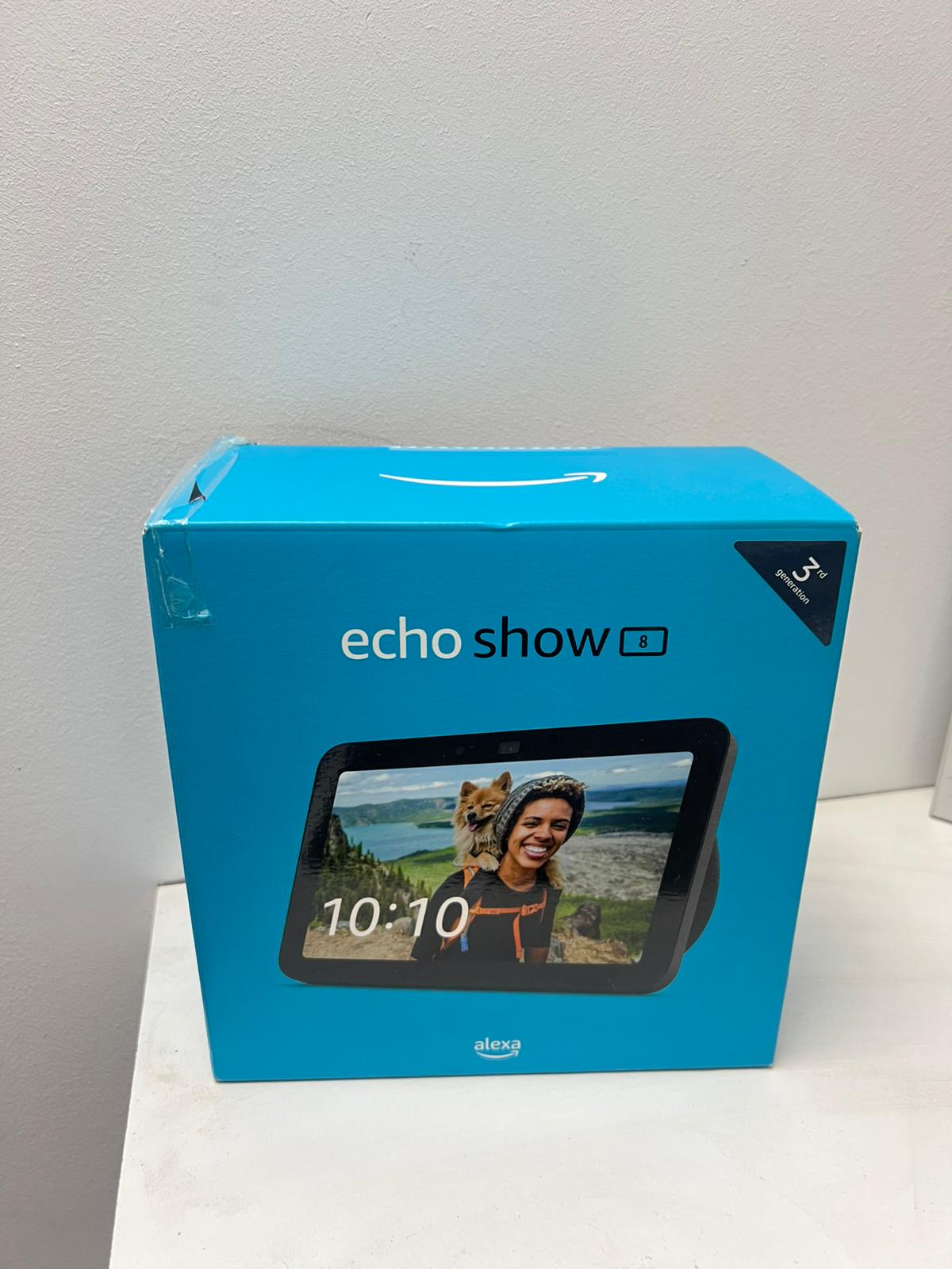 Product photo for AMAZON Echo Show 8 (3rd Gen) Smart Display with Alexa - 2023 Black NEW SEALED