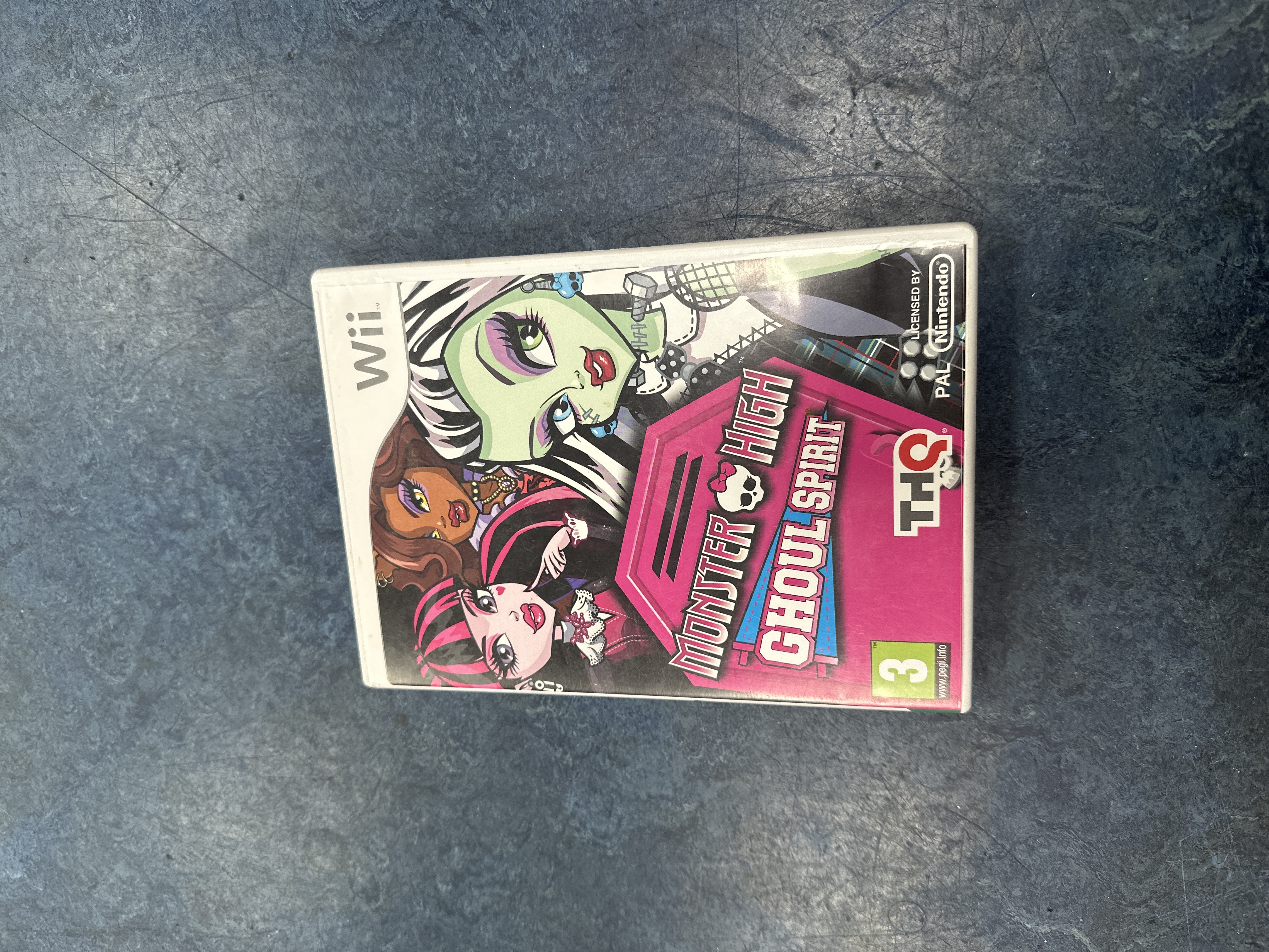Product photo for Nintendo  Monster High Ghoul Spirit Video Games Nintendo Wii (2011)