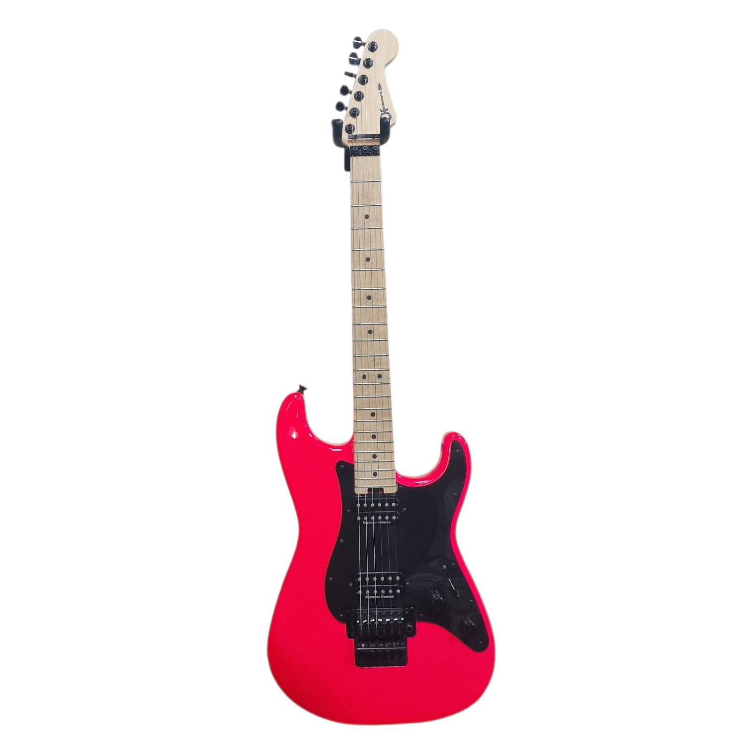 Product photo for Charvel Pro-Mod Electric Guitar - Neon Pink