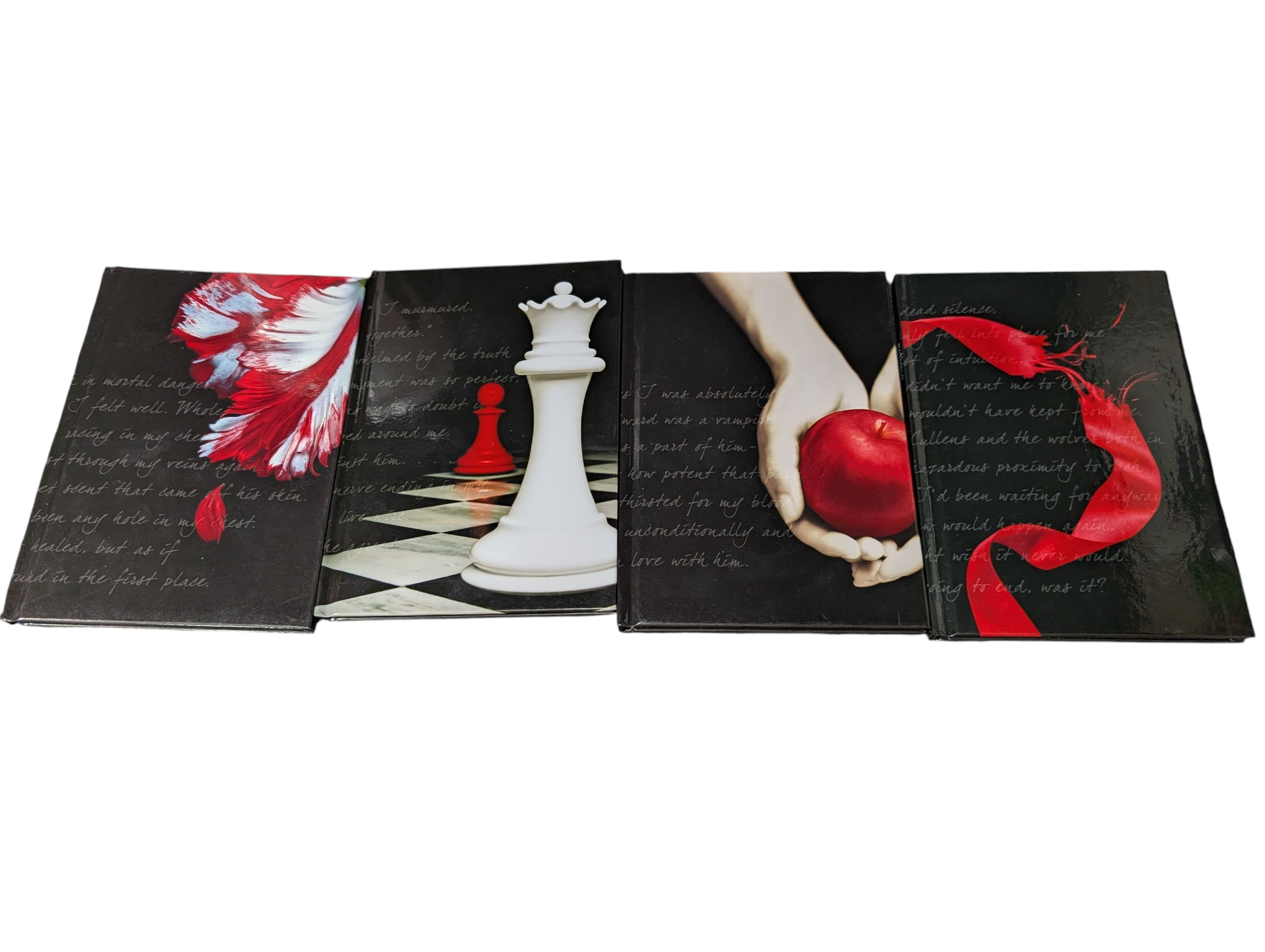 Product photo for Twilight Saga Set of 4 Journal Notebooks in Keepsake Tin – Hardback A5