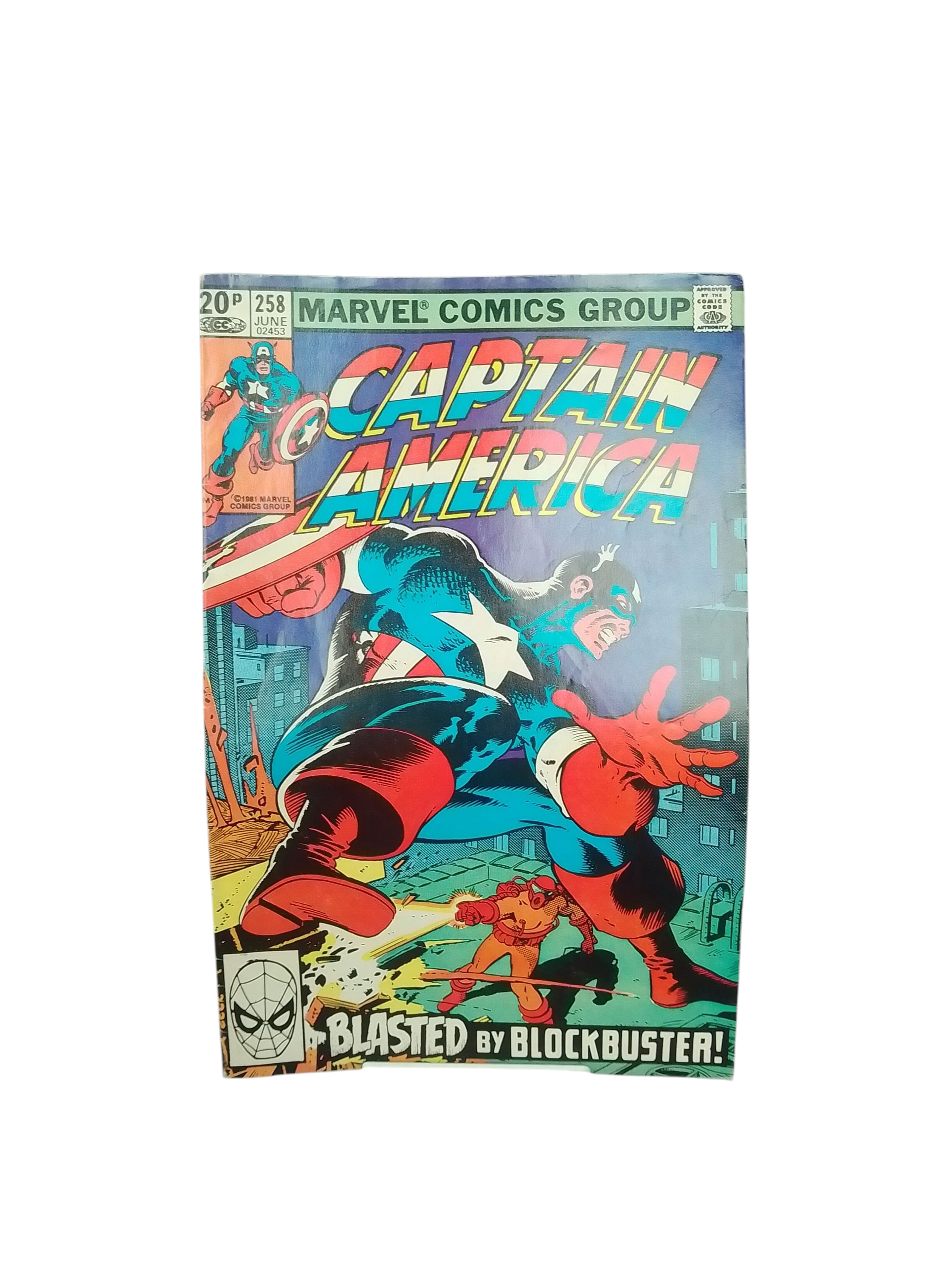 Product photo for Captain America #258 1981