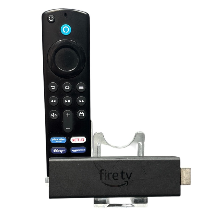 Product photo for Amazon Fire TV Stick 4K with Alexa Voice Remote, B
