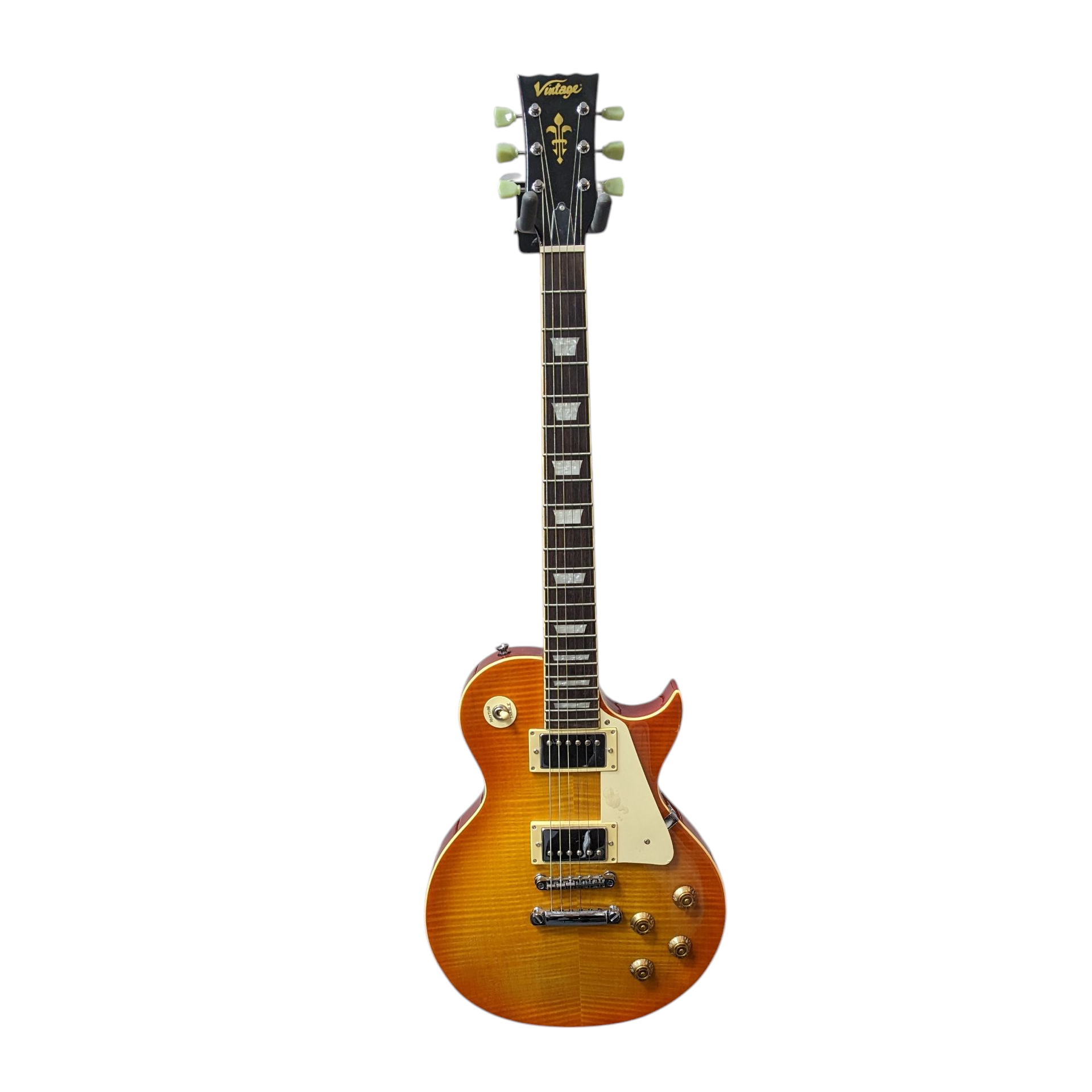 Product photo for Vintage Sunburst Orange Les Paul