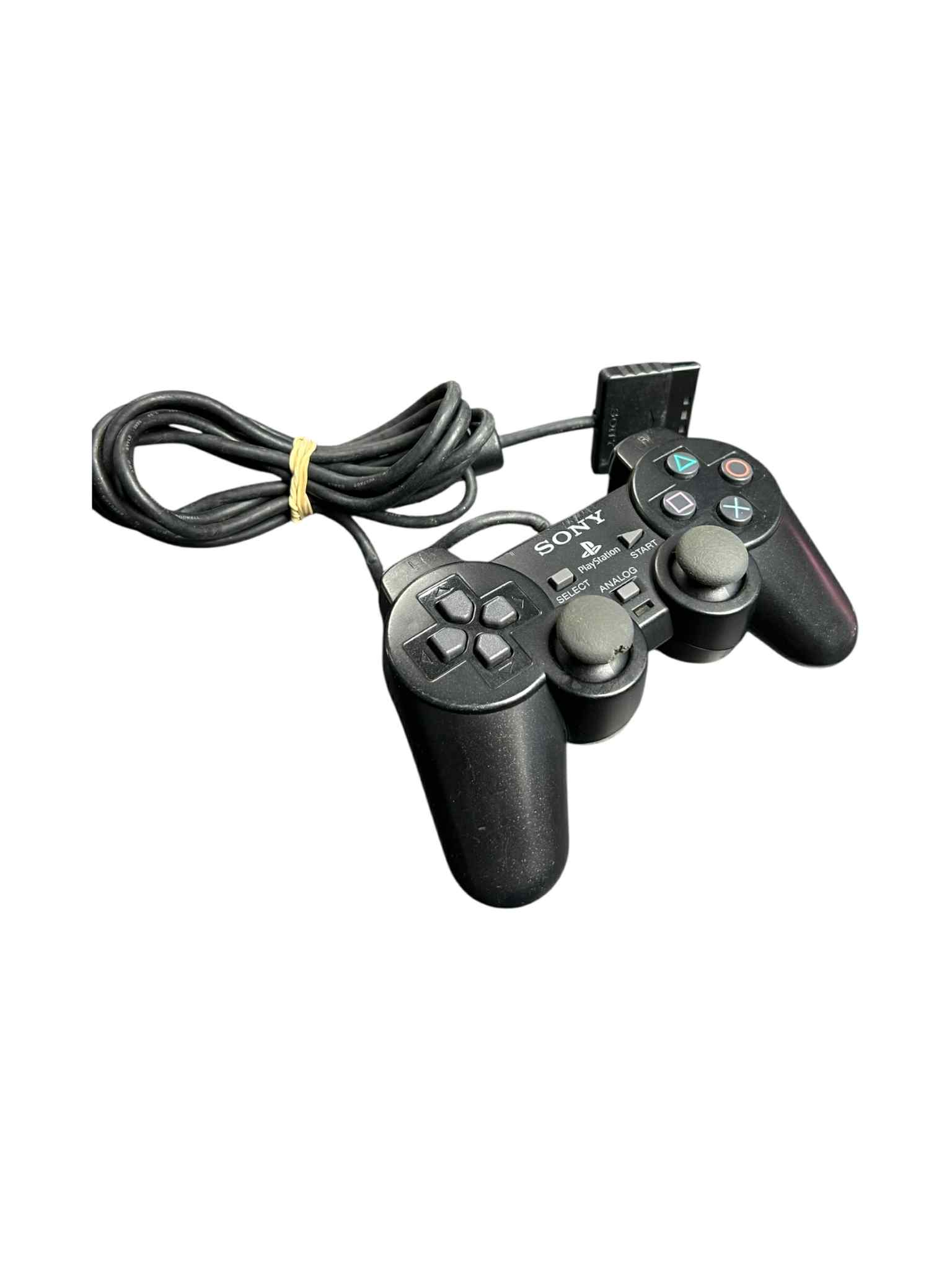 Product photo for PS2 Official DualShock 2 Black Controller
