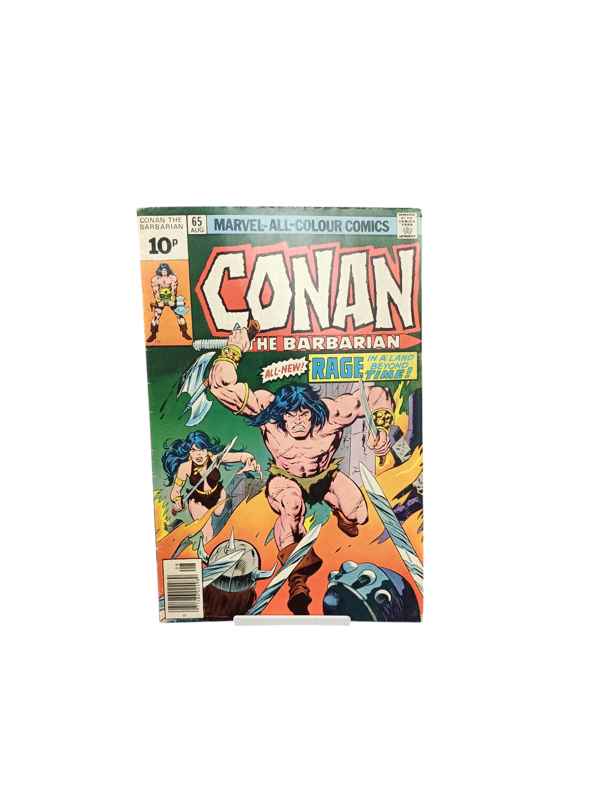 Product photo for Conan The Barbarian Rage In A Land Beyond Time! #65 1976