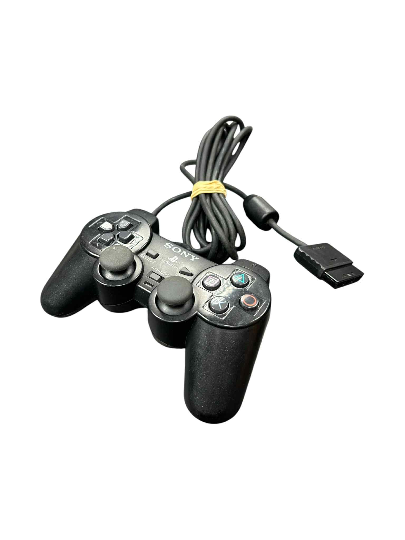 Product photo for PS2 Official DualShock 2 Black Controller